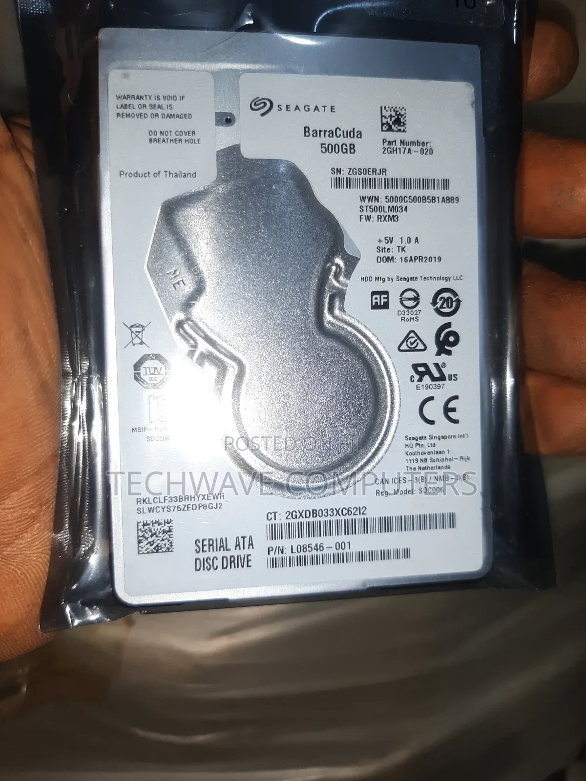 Brand New 500gb Laptop Harddisk