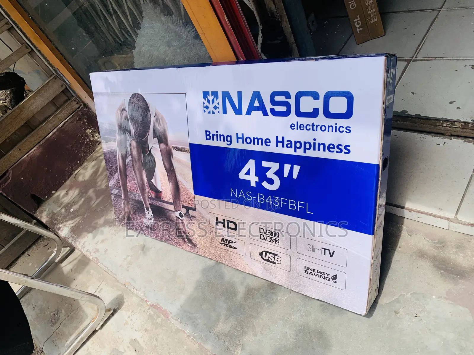 Zealous Nasco 43′′ LED Digital Satellite Television FHD Flat-Screen