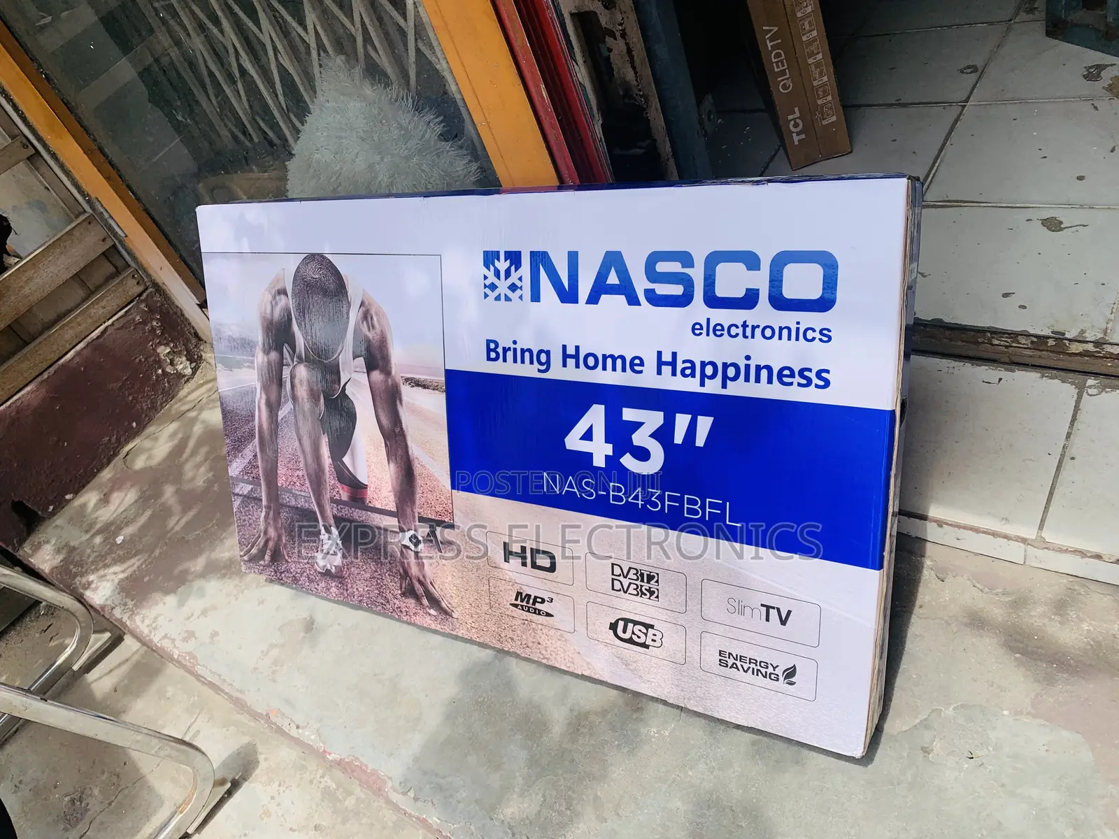 Zealous Nasco 43′′ LED Digital Satellite Television FHD Flat-Screen