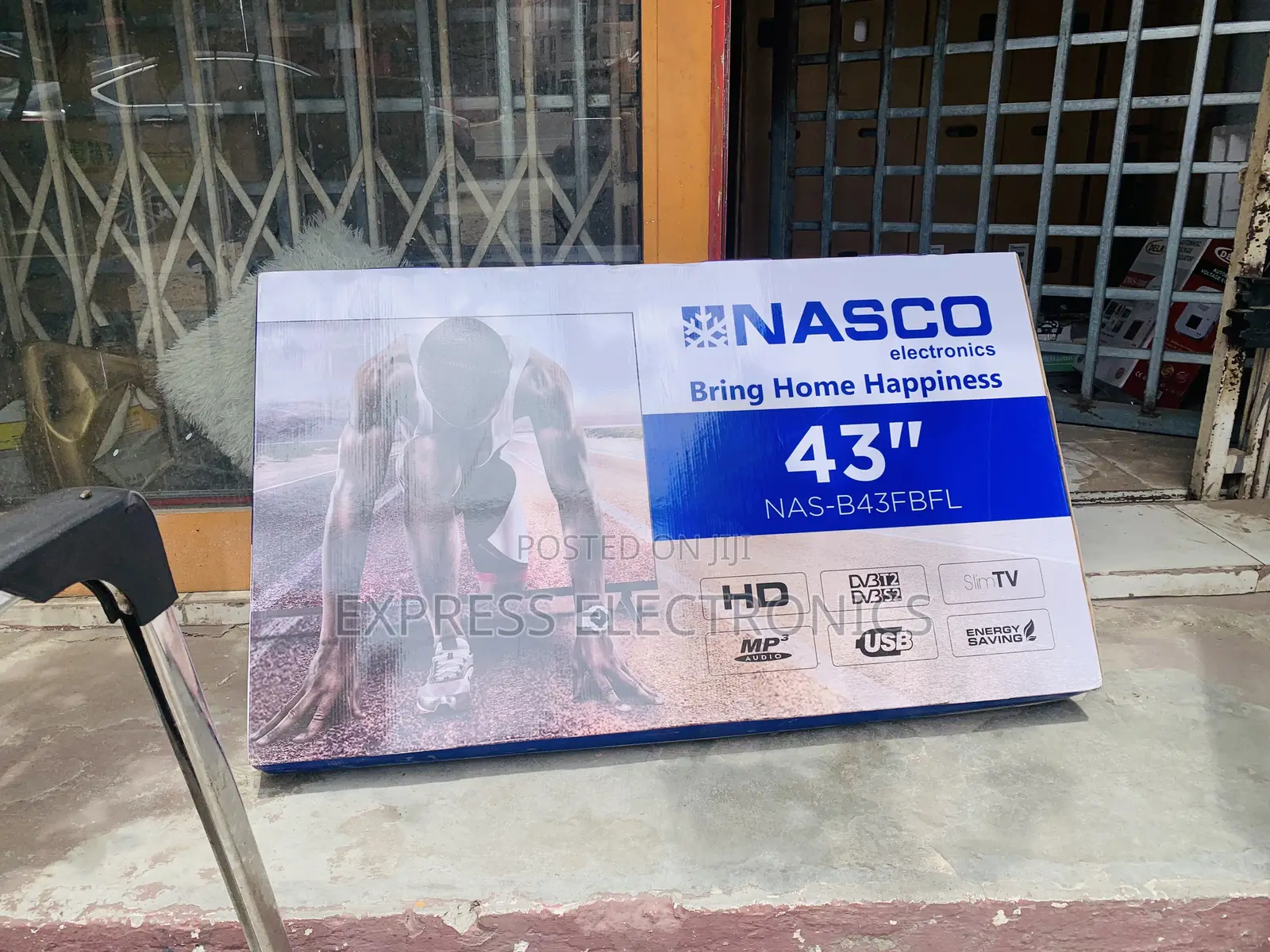 Limited Stock Nasco 43′′ LED Digital Satellite FHD Flat-Screen