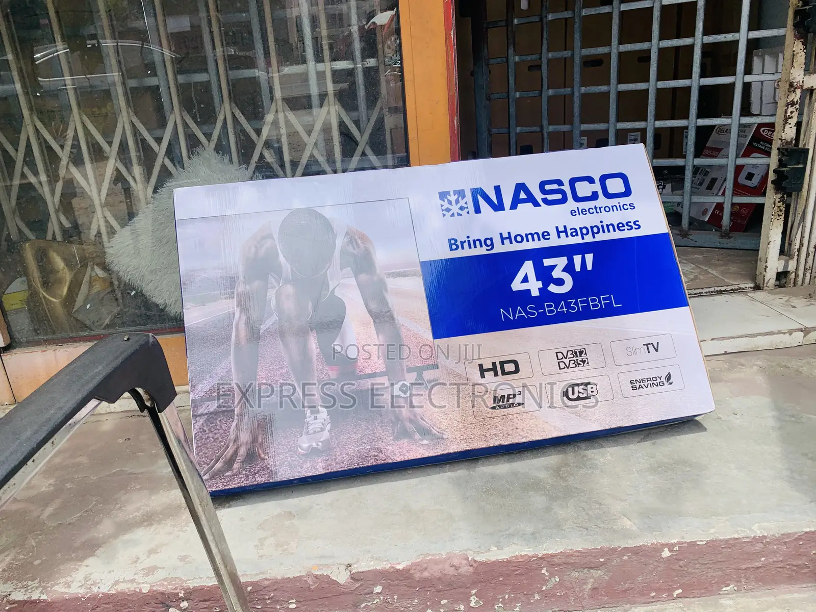 Limited Stock Nasco 43′′ LED Digital Satellite FHD Flat-Screen