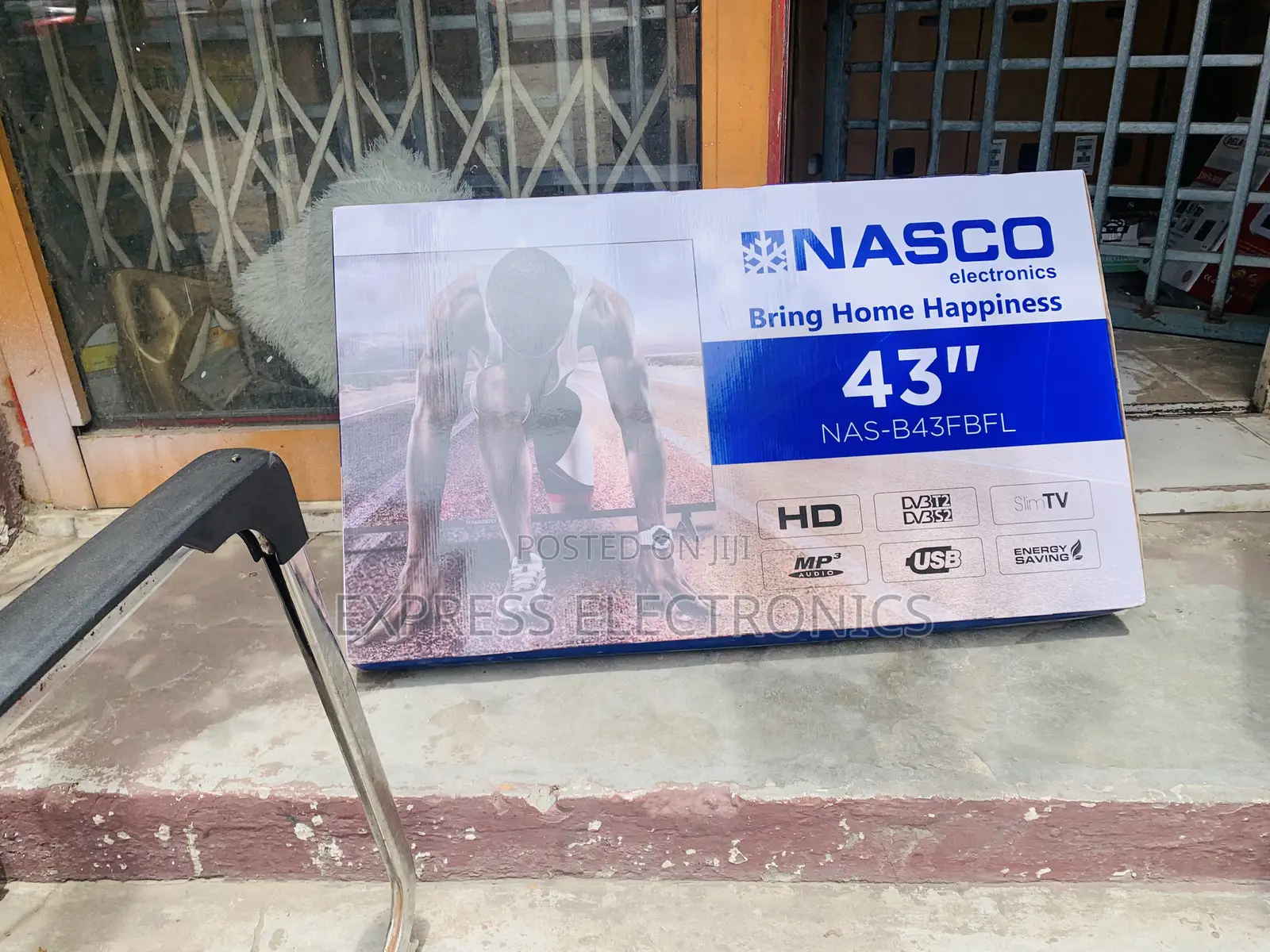 Text Us Nasco 43′′ LED Digital Satellite Television FHD Flat-Screen