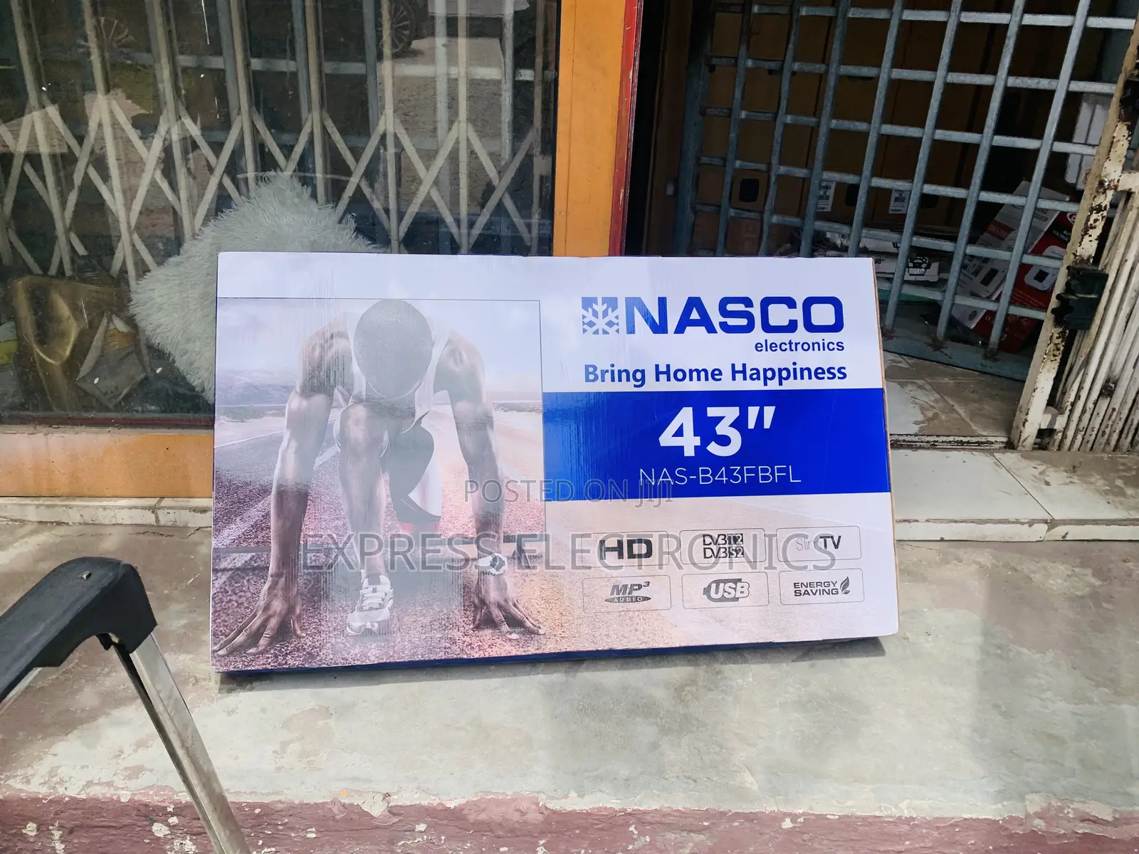 Text Us Nasco 43′′ LED Digital Satellite Television FHD Flat-Screen