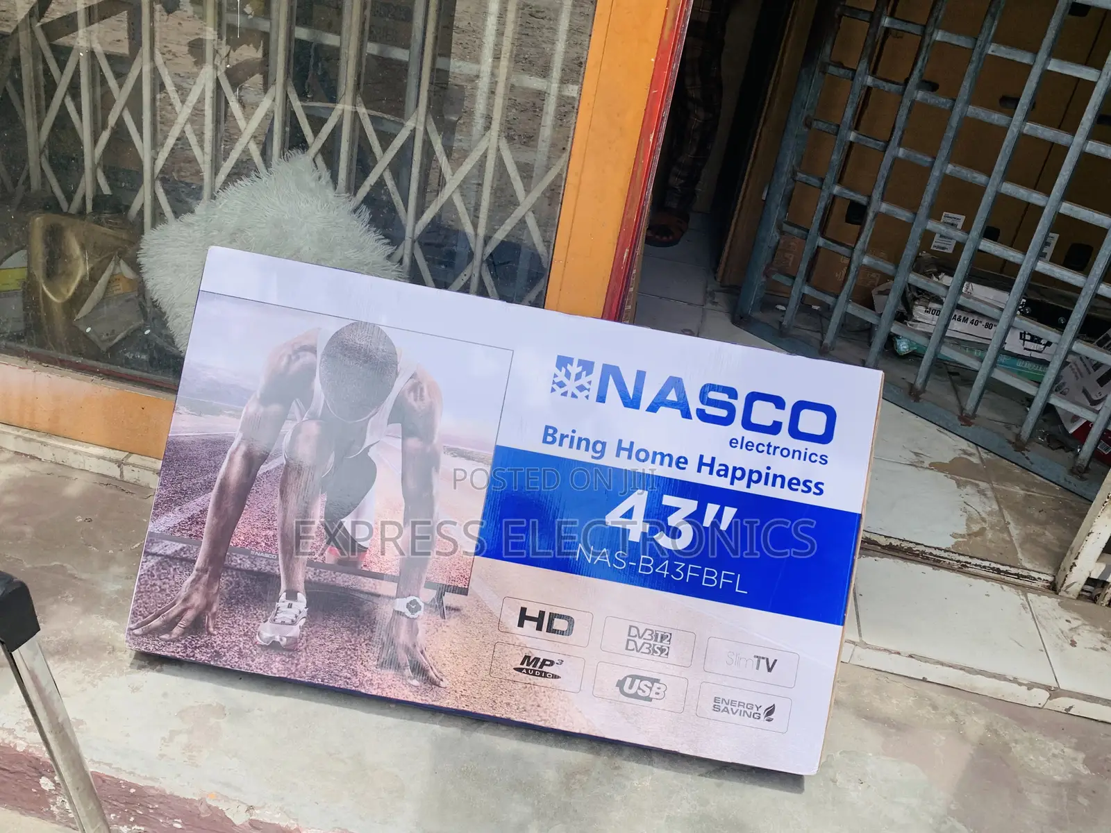 Quality Display Nasco 43′′ LED Digital Satellite FHD Flat-Screen