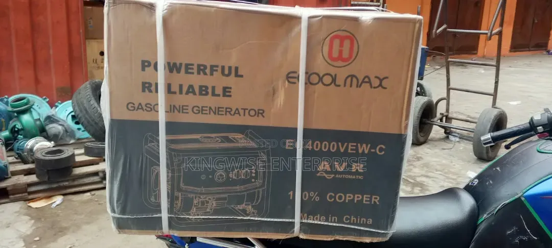 ECOOLMAX EC4000VEW-C Generator
4.0Kva
