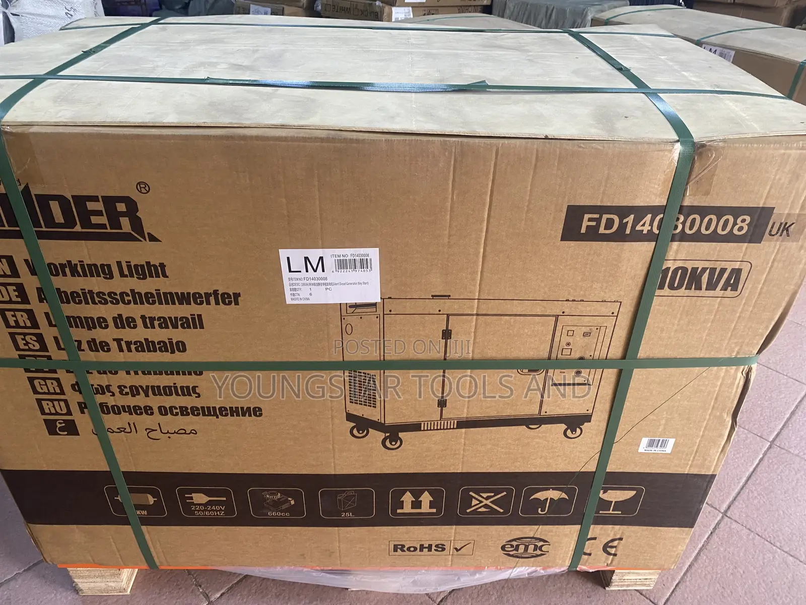 Brand New FINDER 10kVA Silent Diesel Generator