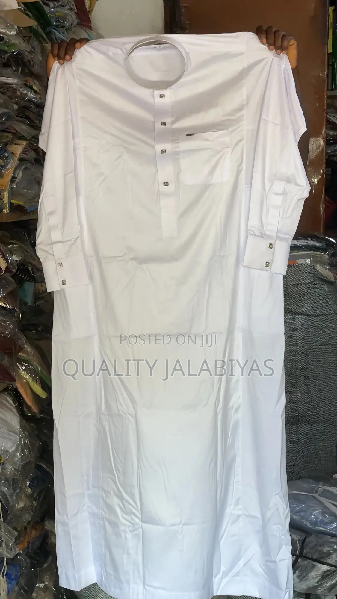 Quality White Jalabiya