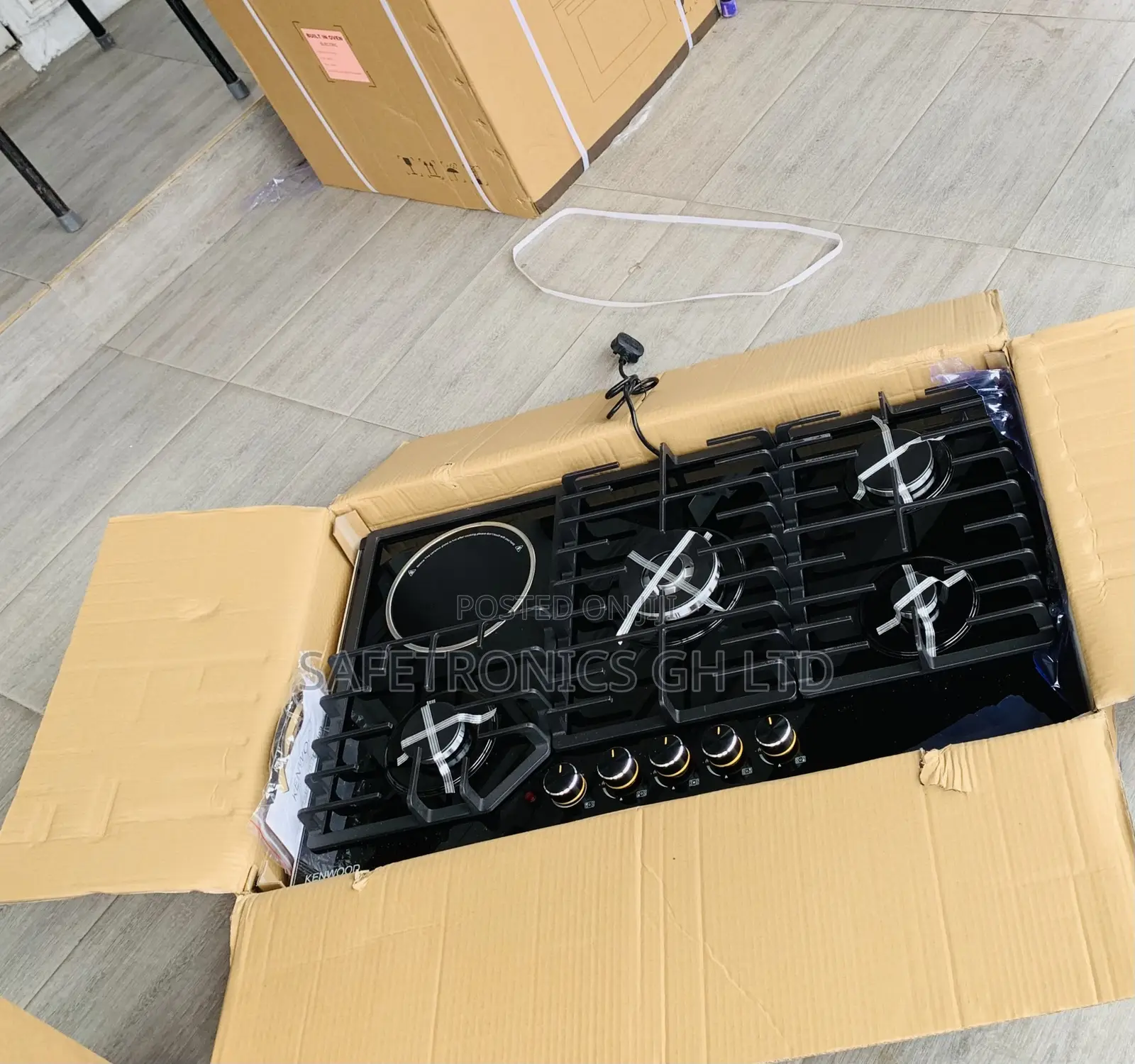 Shop Newly Virtual Black Inbuilt 4+1 Hob Kenwood Electric