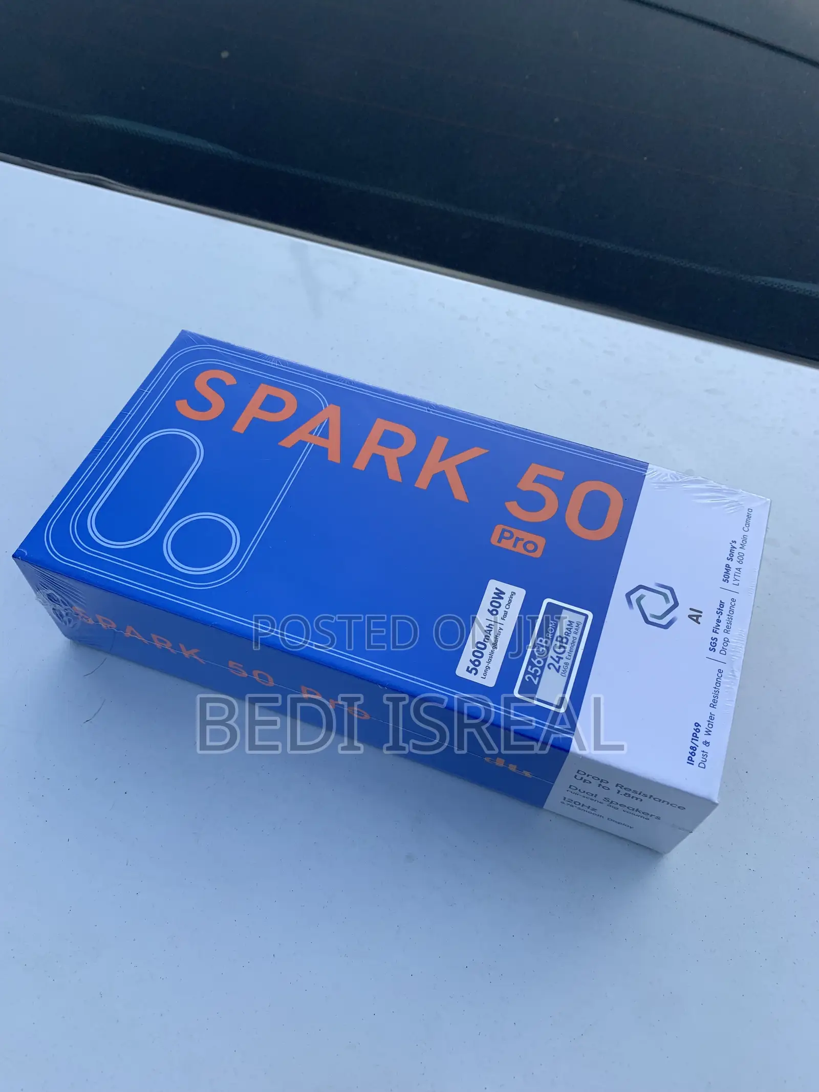 New Tecno Spark 50 Pro 256 GB Black