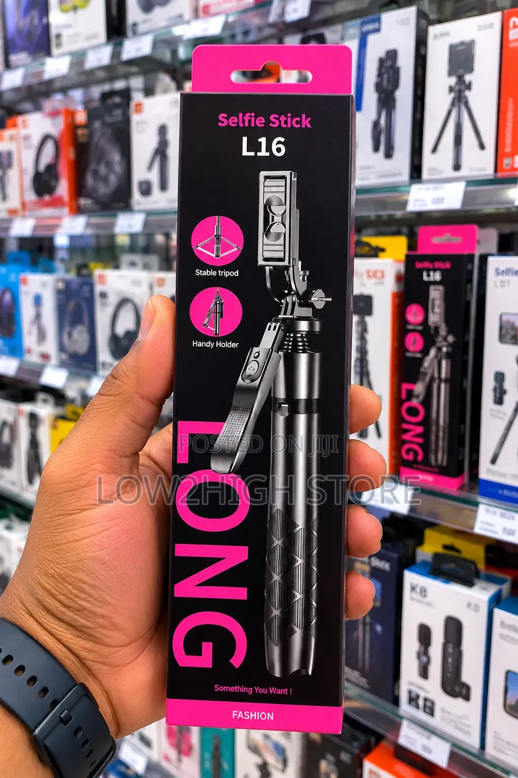 L16 Long Wireless Selfie Stick Tripod