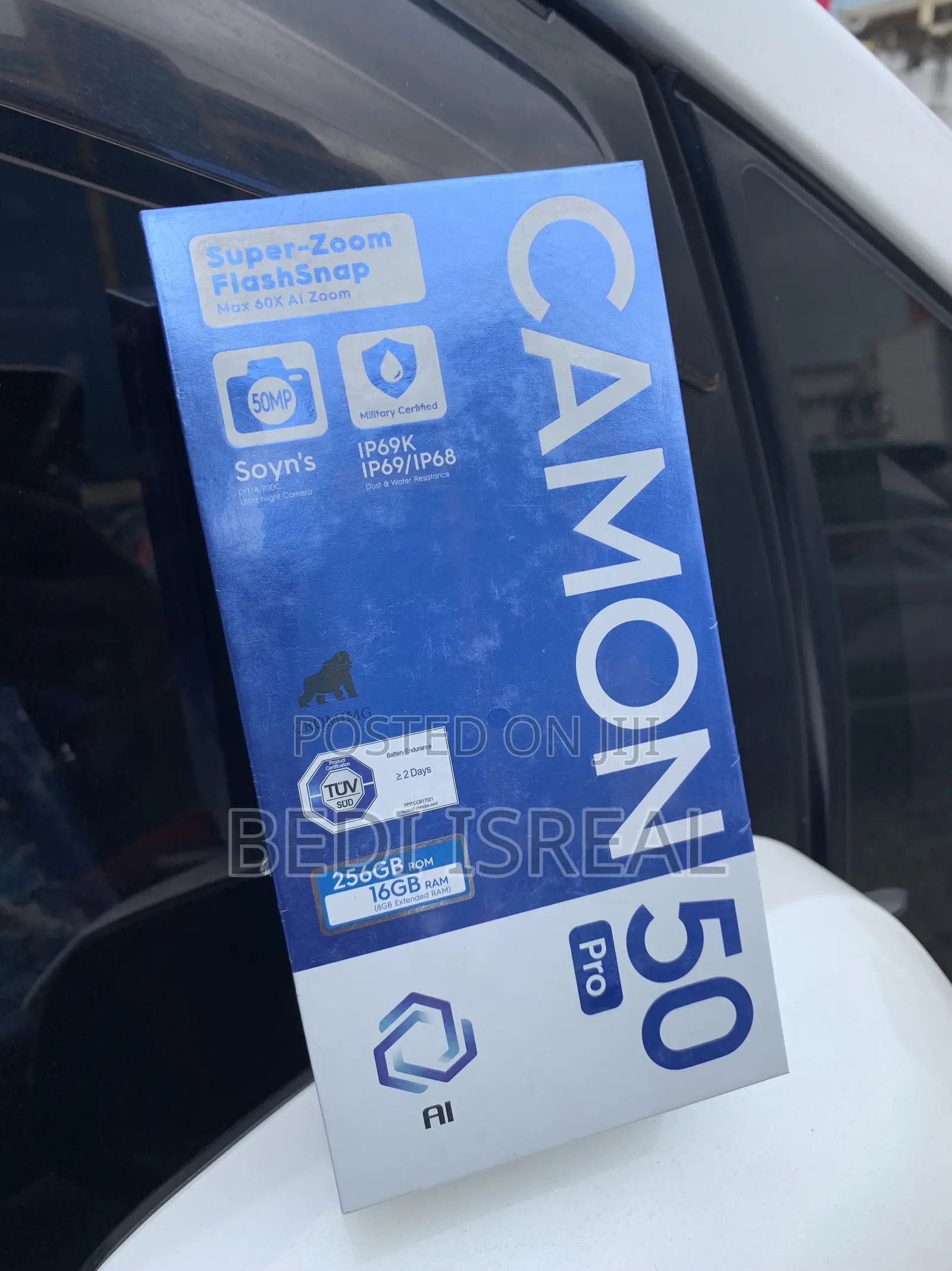 New Tecno Camon 50 Pro 256 GB Silver