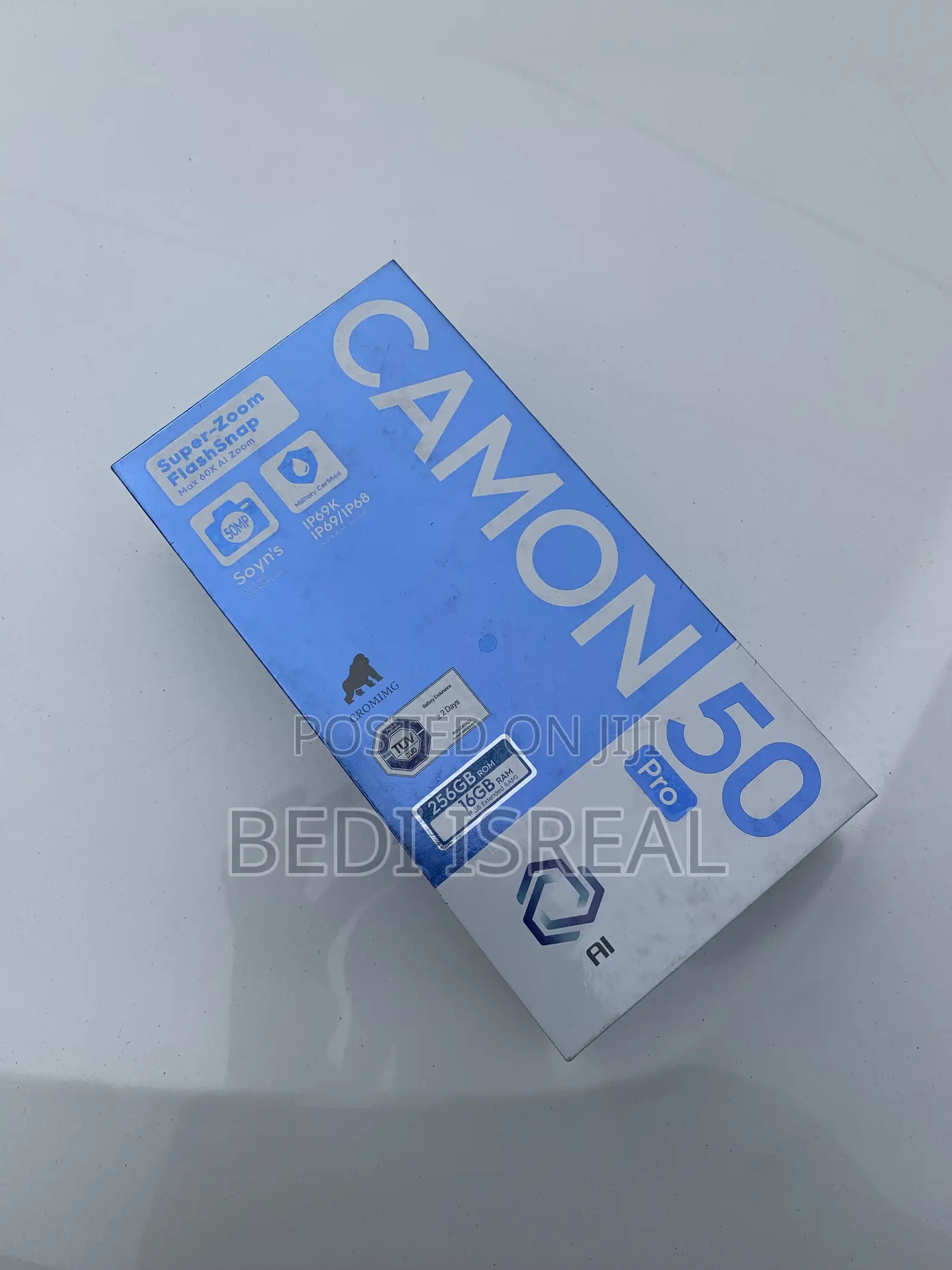 New Tecno Camon 50 Pro 256 GB Silver