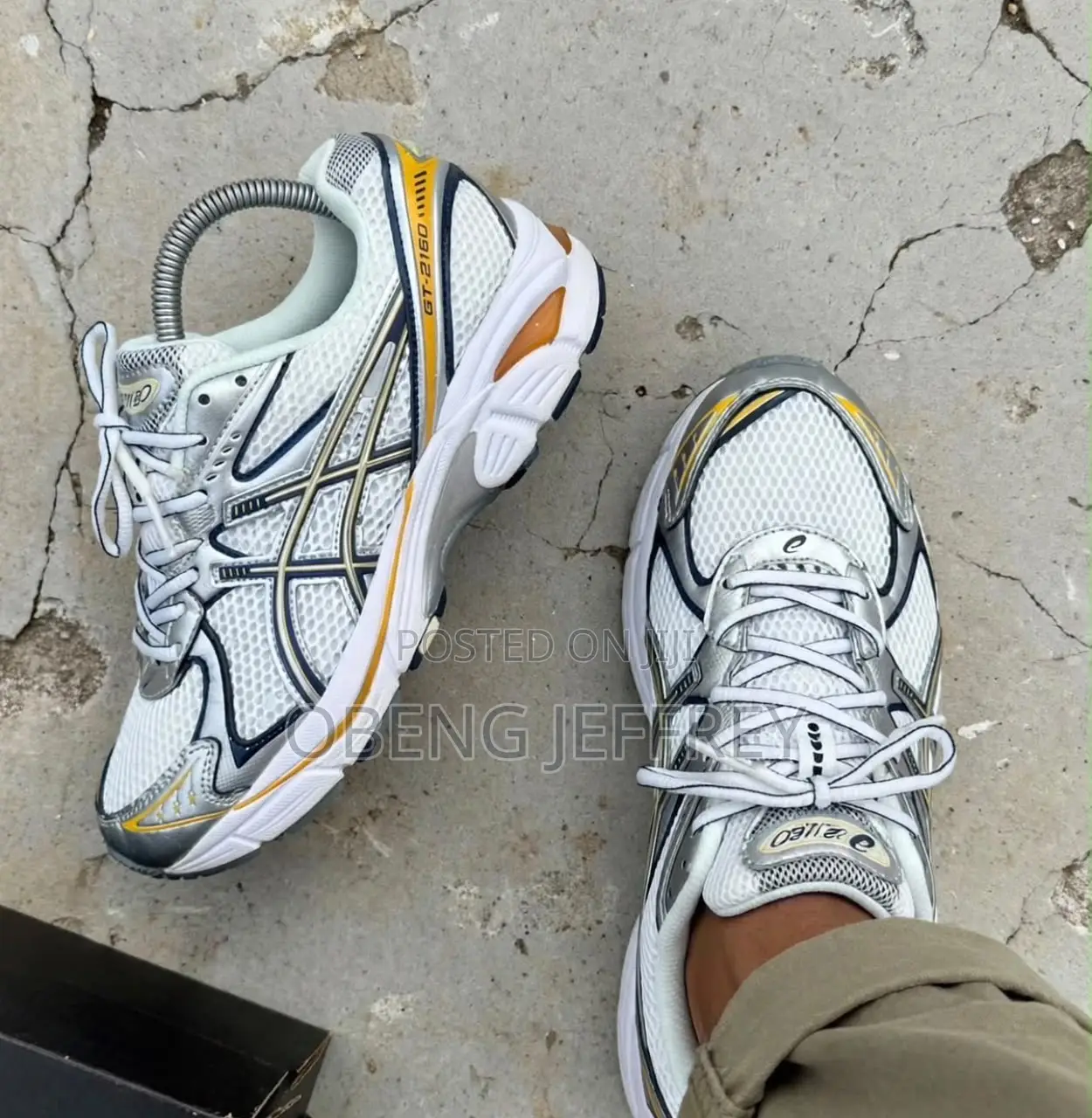 Original Asics GT 2160 Silver/Yellow