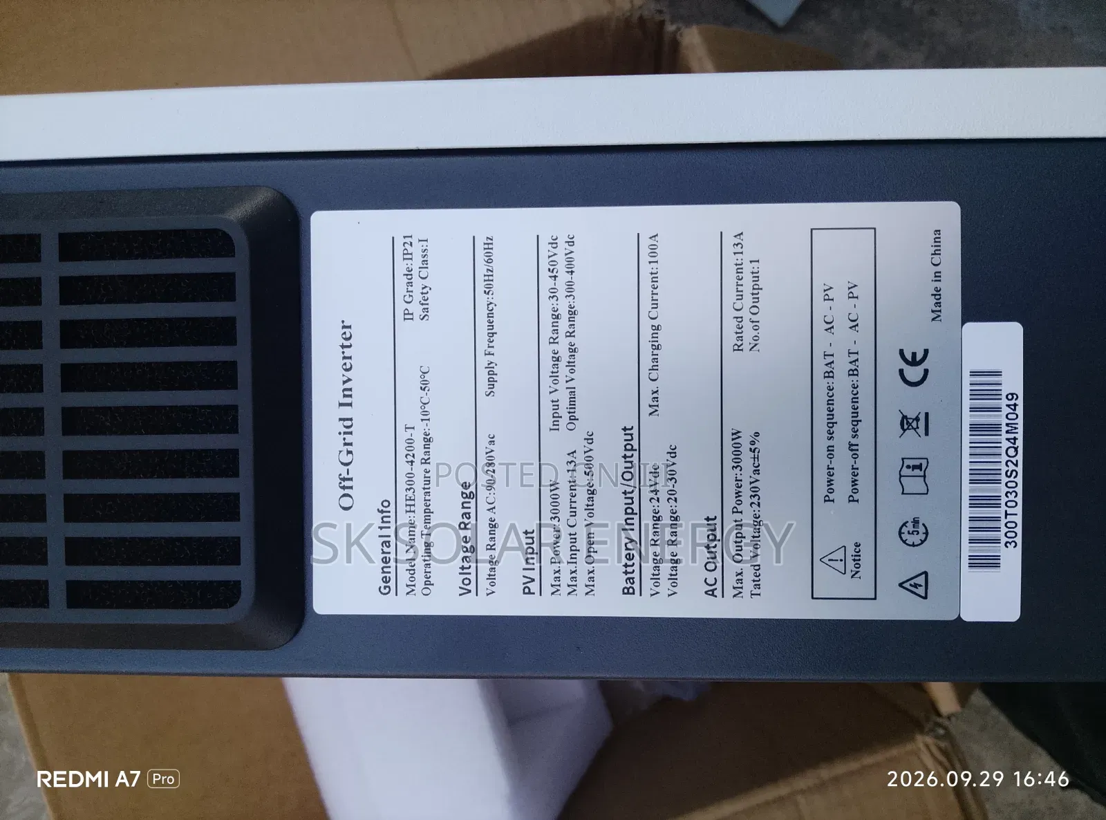 3kw 24v Solar Hybrid