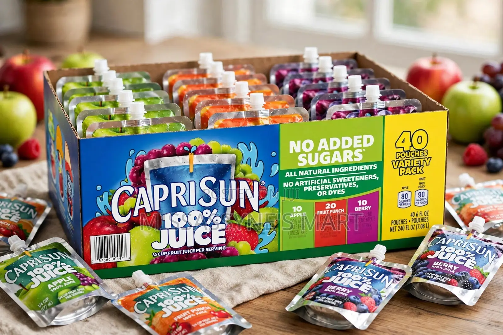 Capri Sun 100% Juice 40 Pouches
