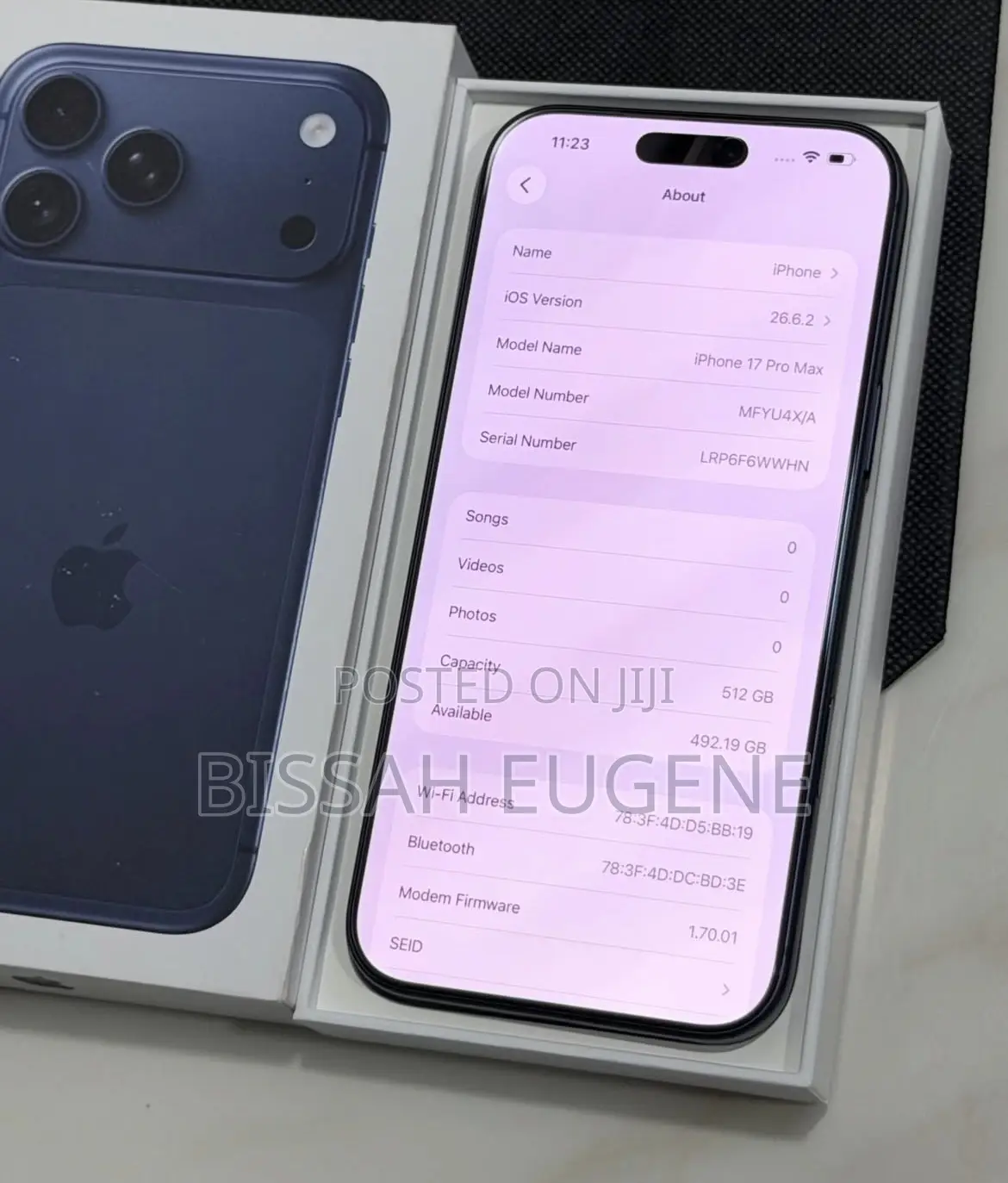 Apple iPhone 17 Pro Max 512 GB Blue