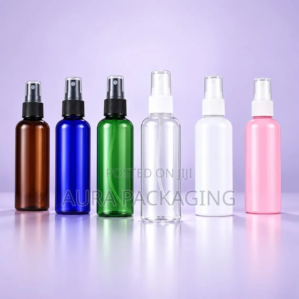 Cosmetic PET Bottle With Spray Cap
