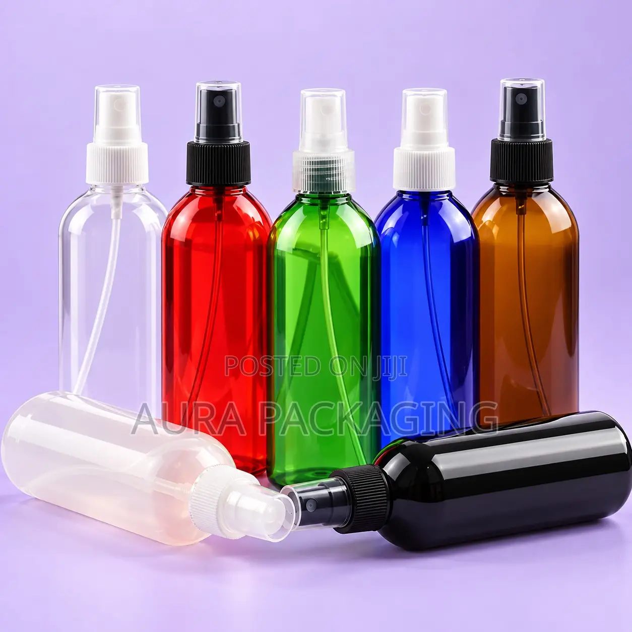 Cosmetic PET Bottle With Spray Cap