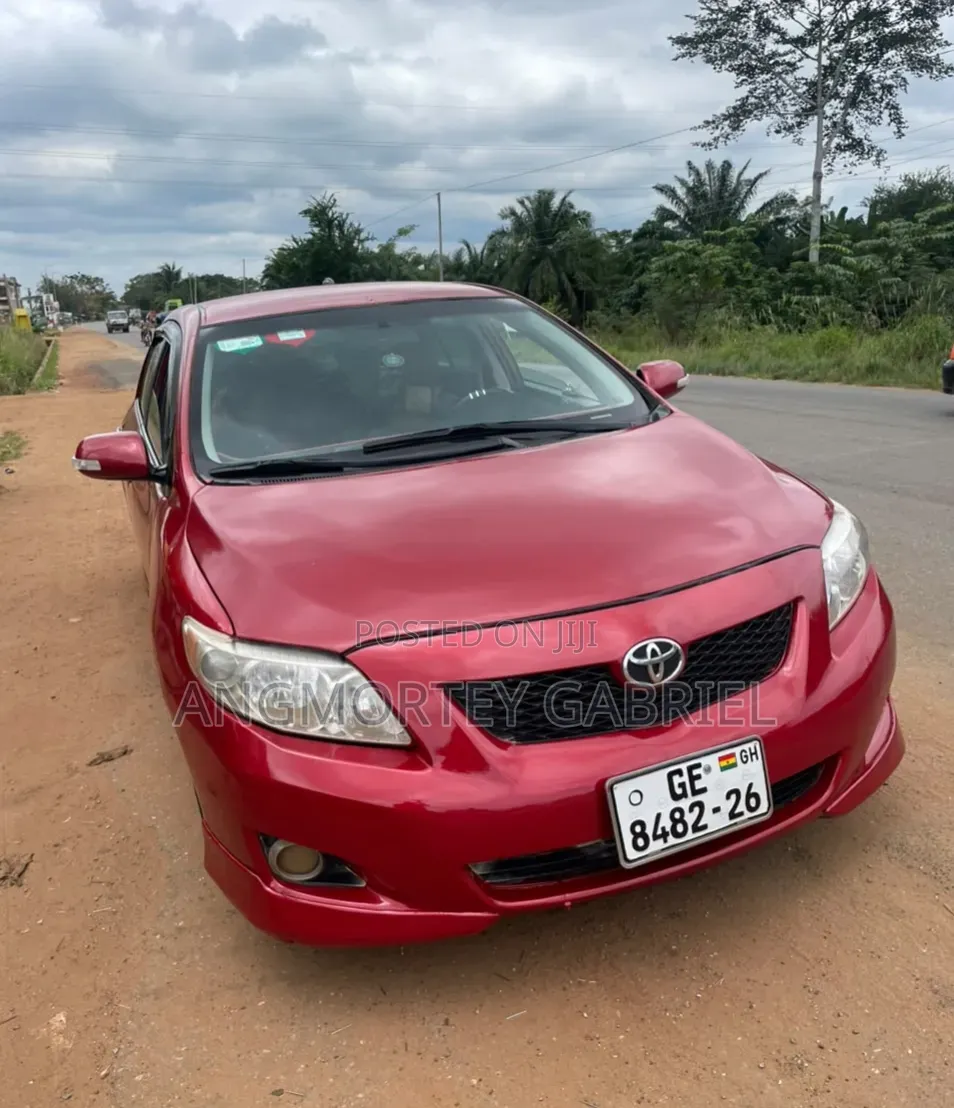 Toyota Corolla 2009 Red