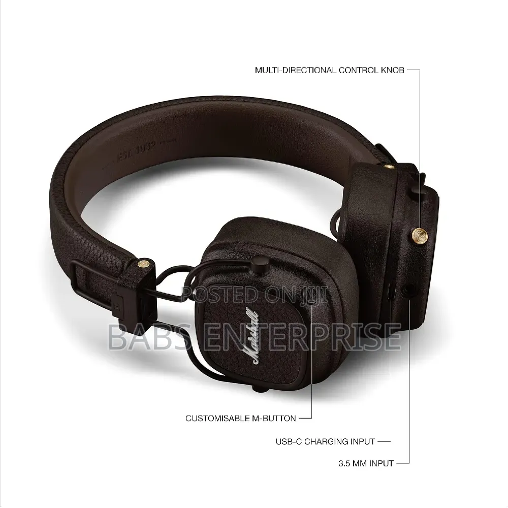 Marshall Major v Wireless on-Ear Headphone – Cream