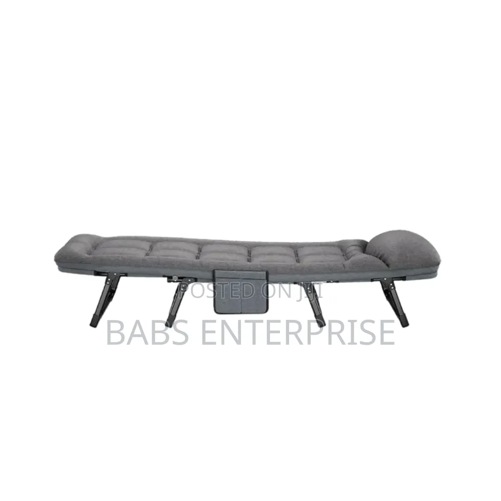 Green Lion Foldable Camping Bed – Gray