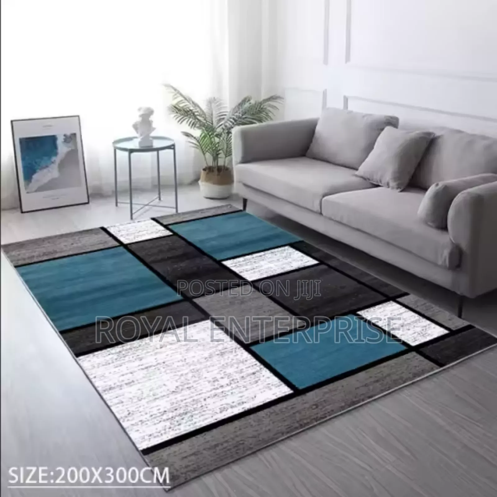 Velvet Magic: 3d Crystal Velvet Carpet ( 200/300cm )