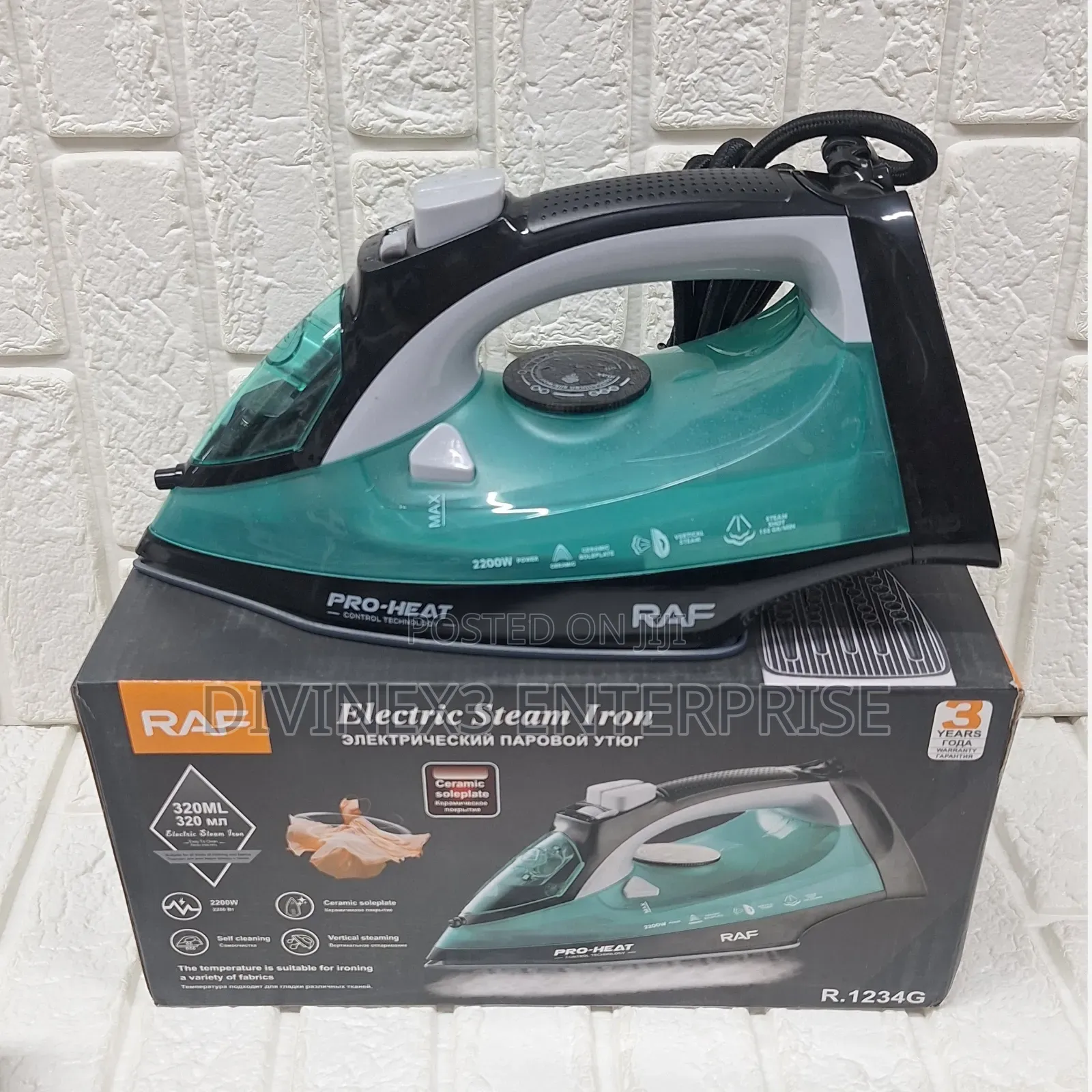 RAF R.1234G Electric Steam Iron