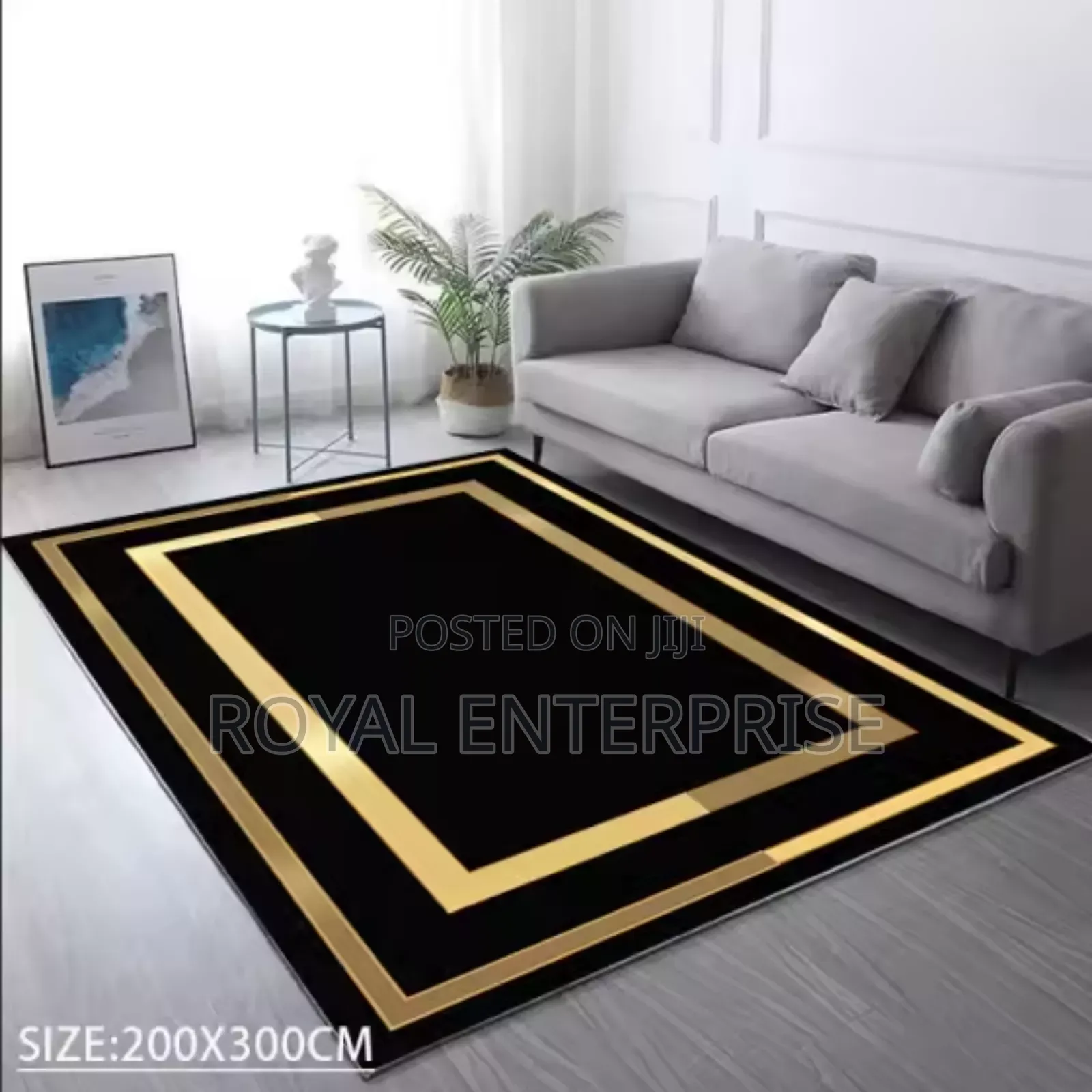 Soft and Plush 3d Crystal Velvet Carpet ( 200/300cm )