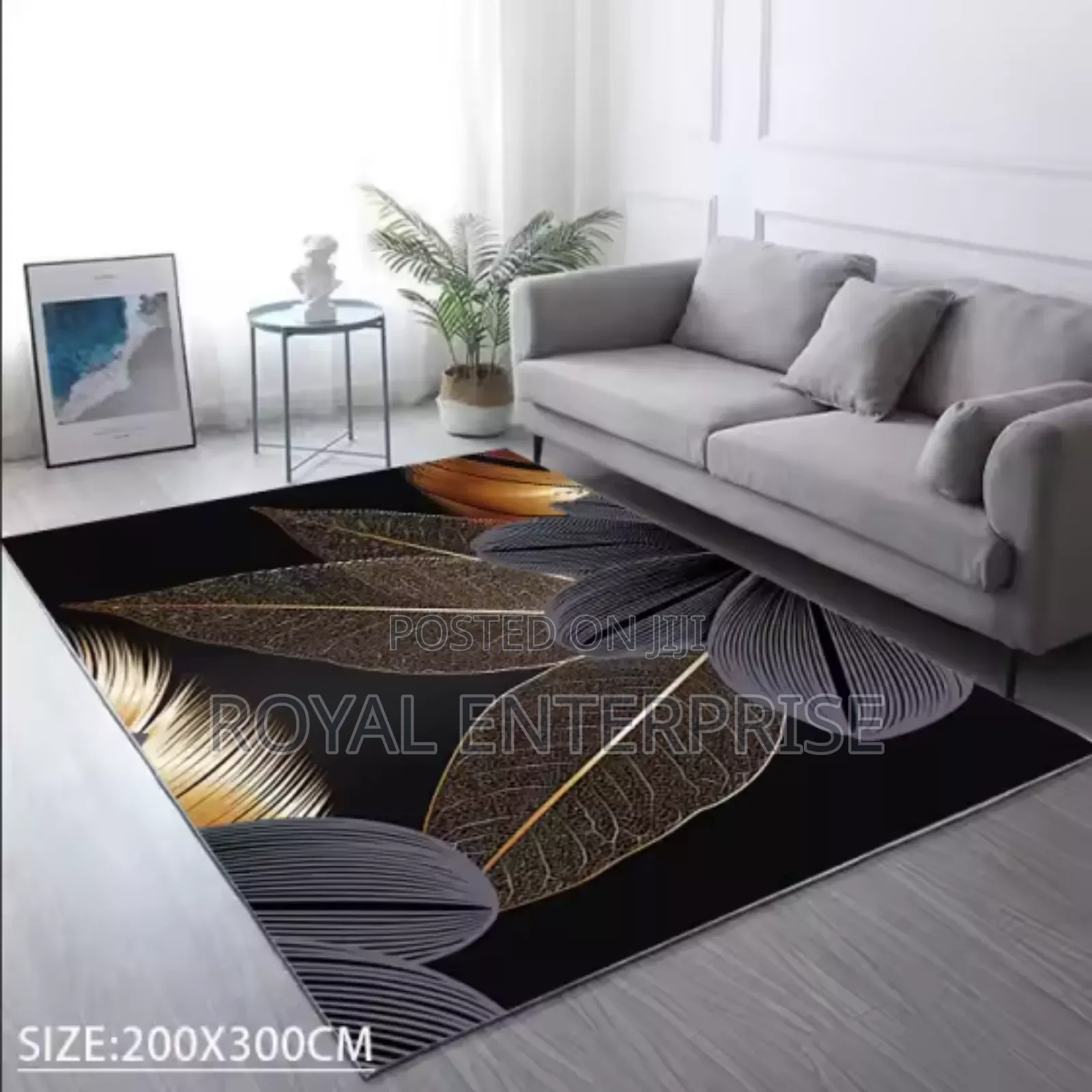 Add Warmth and Comfort: 3d Center Carpet ( 200/300cm )