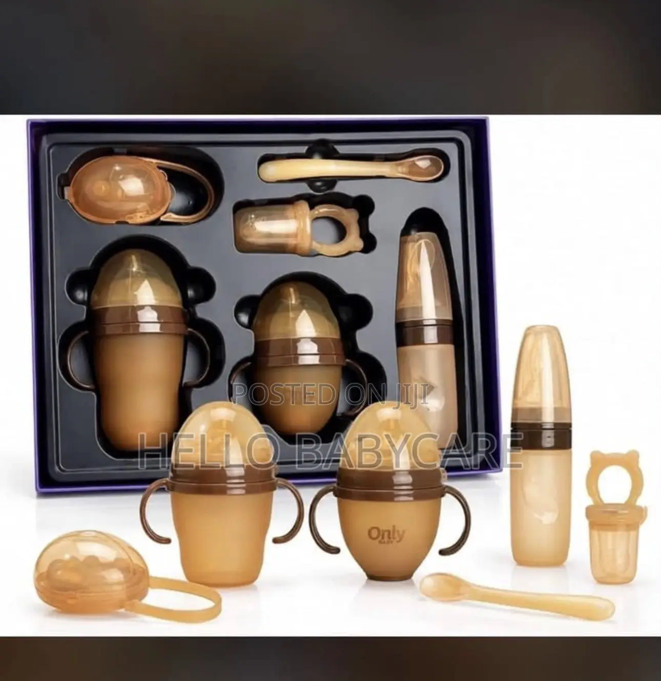 Baby Silicone Bottle Set