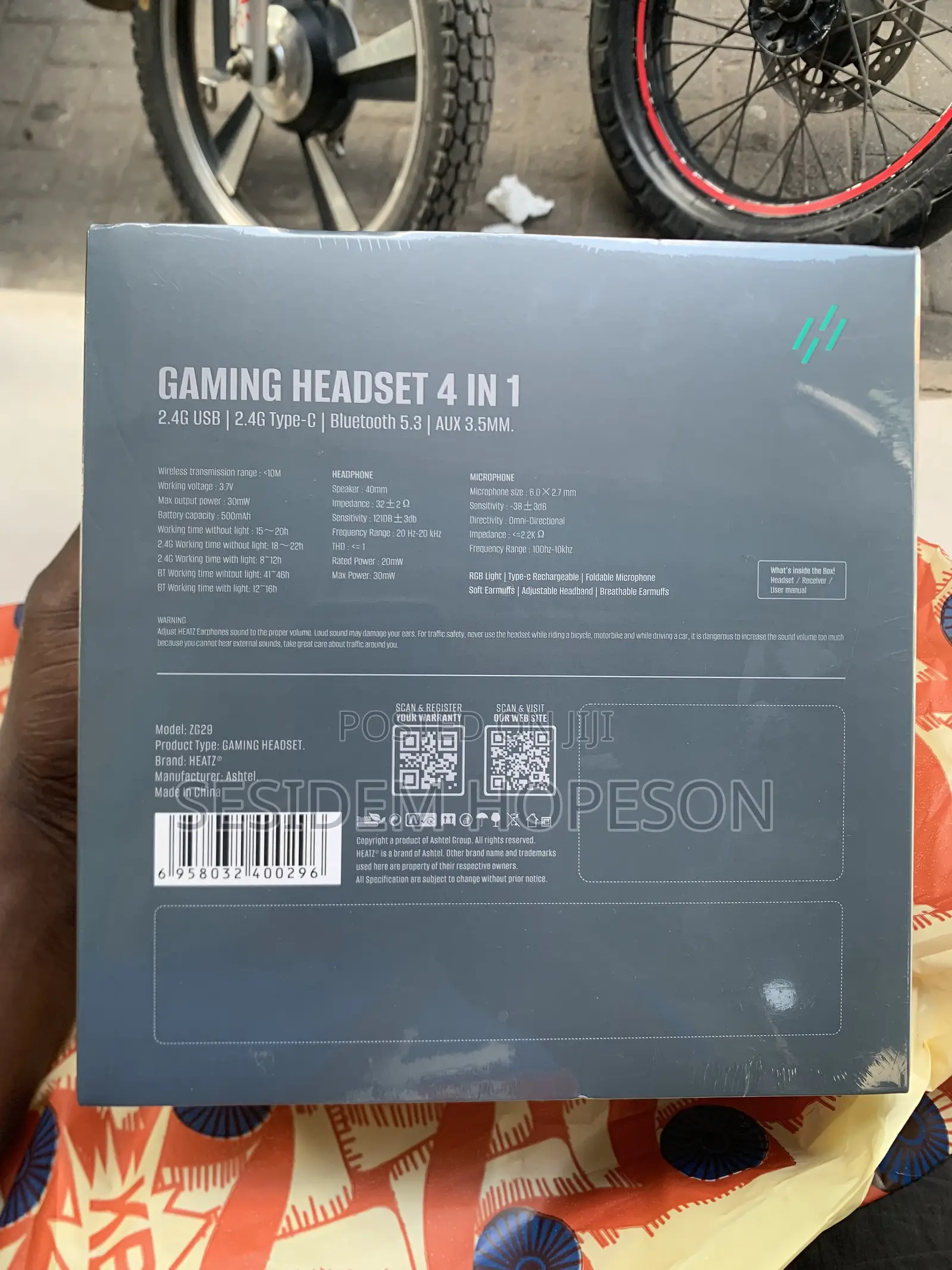 HEATZ ZG29 Gaming Headset 4 in 1, a Versatile Budget Wireless Gaming
