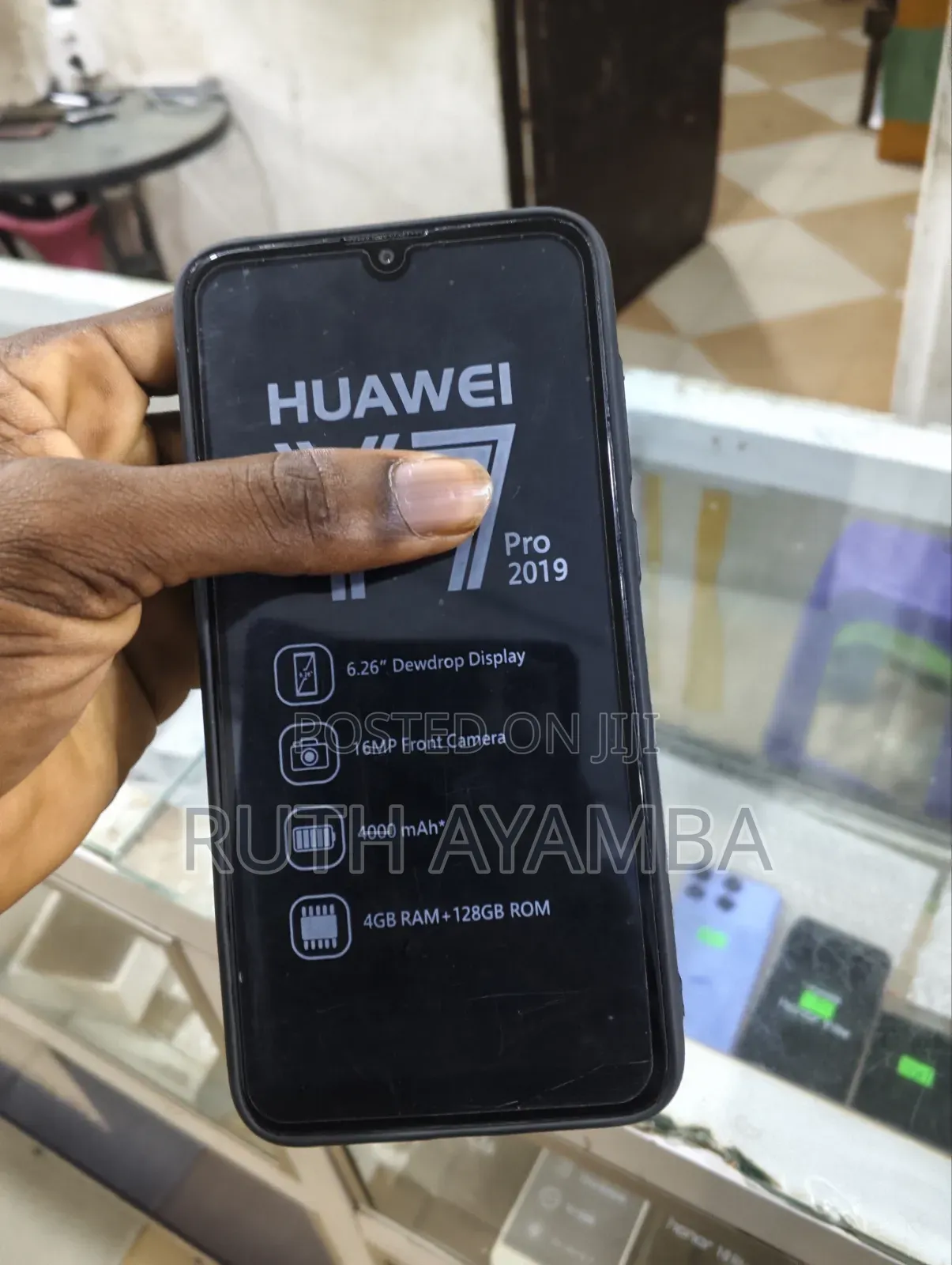 New Huawei Y7 Pro (2019) 128 GB Black