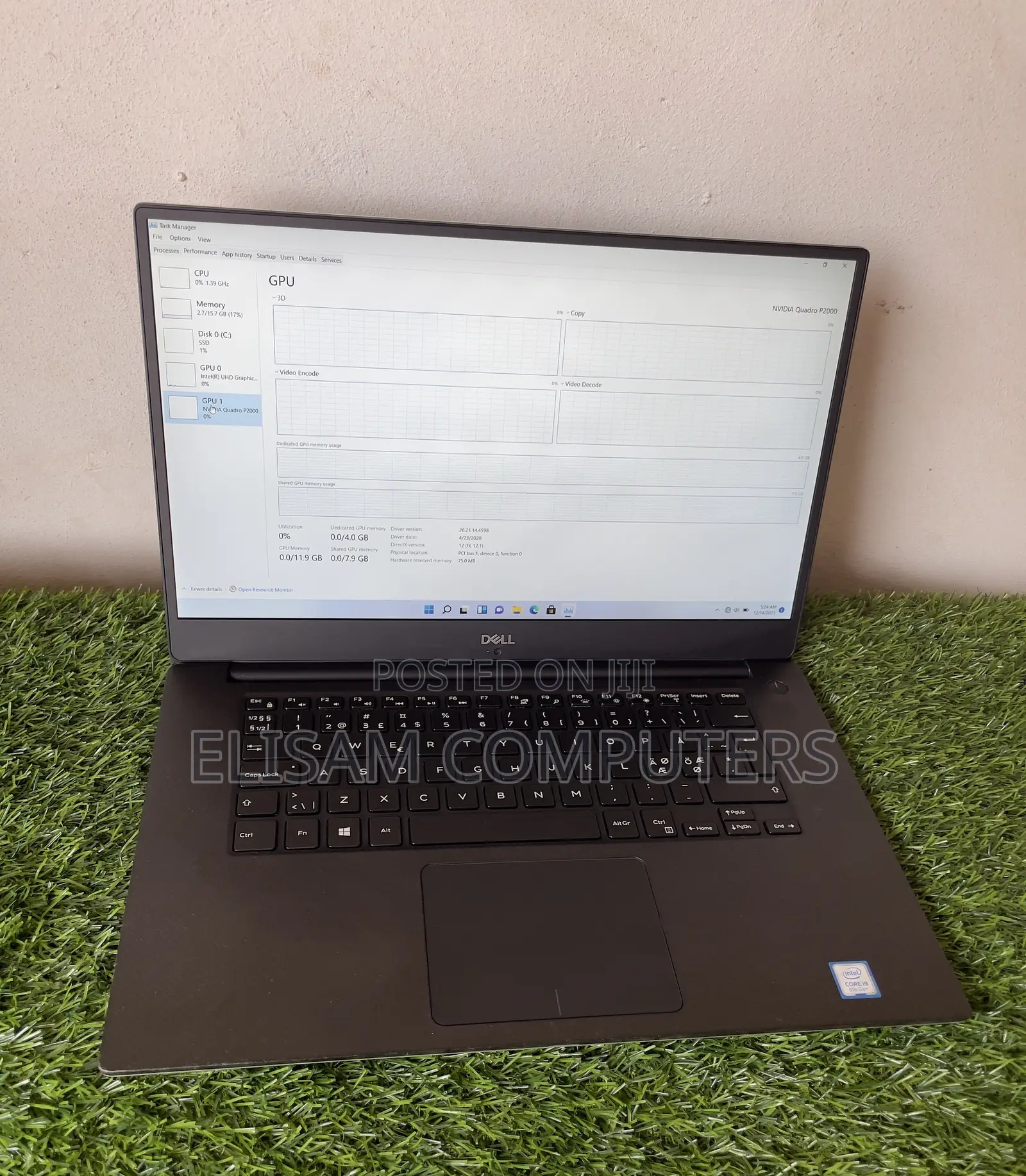 Laptop Dell Precision 5530 16GB Intel Core i9 SSD 512GB