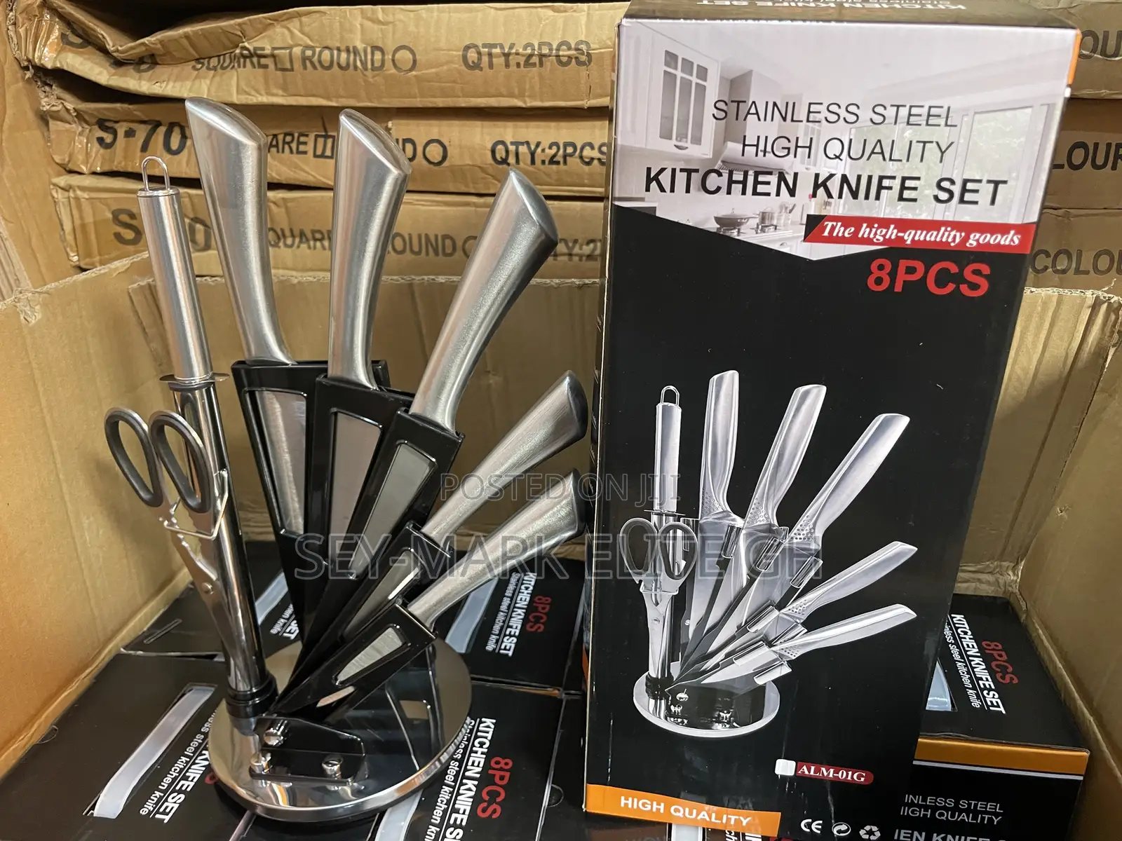 8pcs High Quality Stainless Steel Knife Set