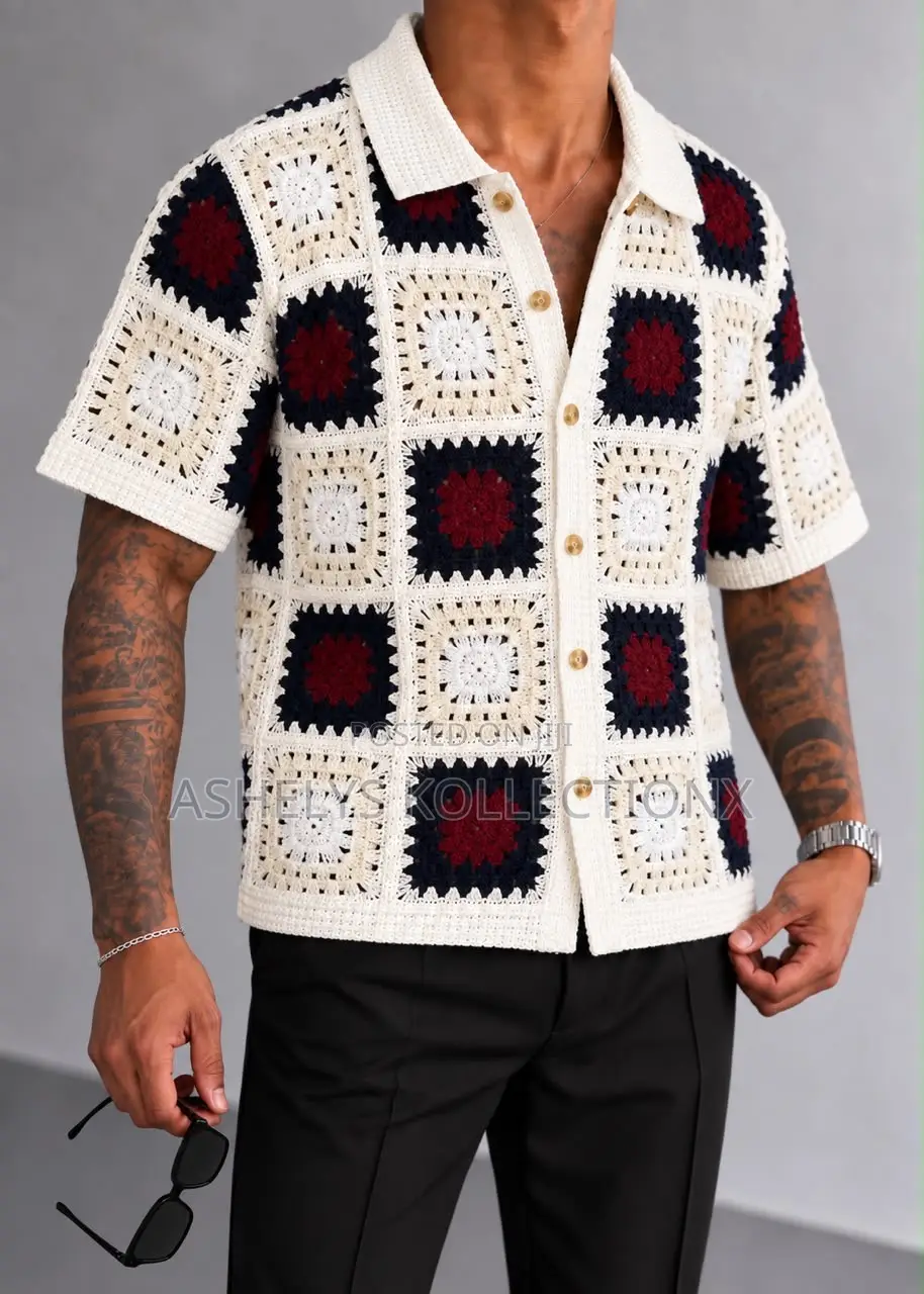 Quality Crochet Men’s Shirt