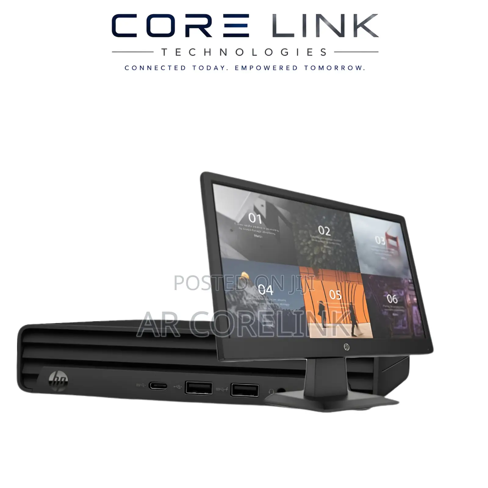 New Desktop Computer HP 4GB Intel Celeron SSD 128GB