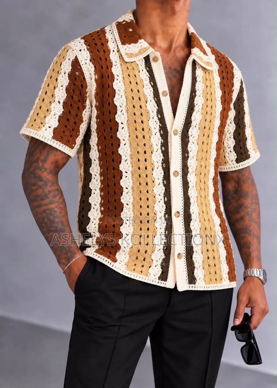 Quality Crochet Men’s Shirt