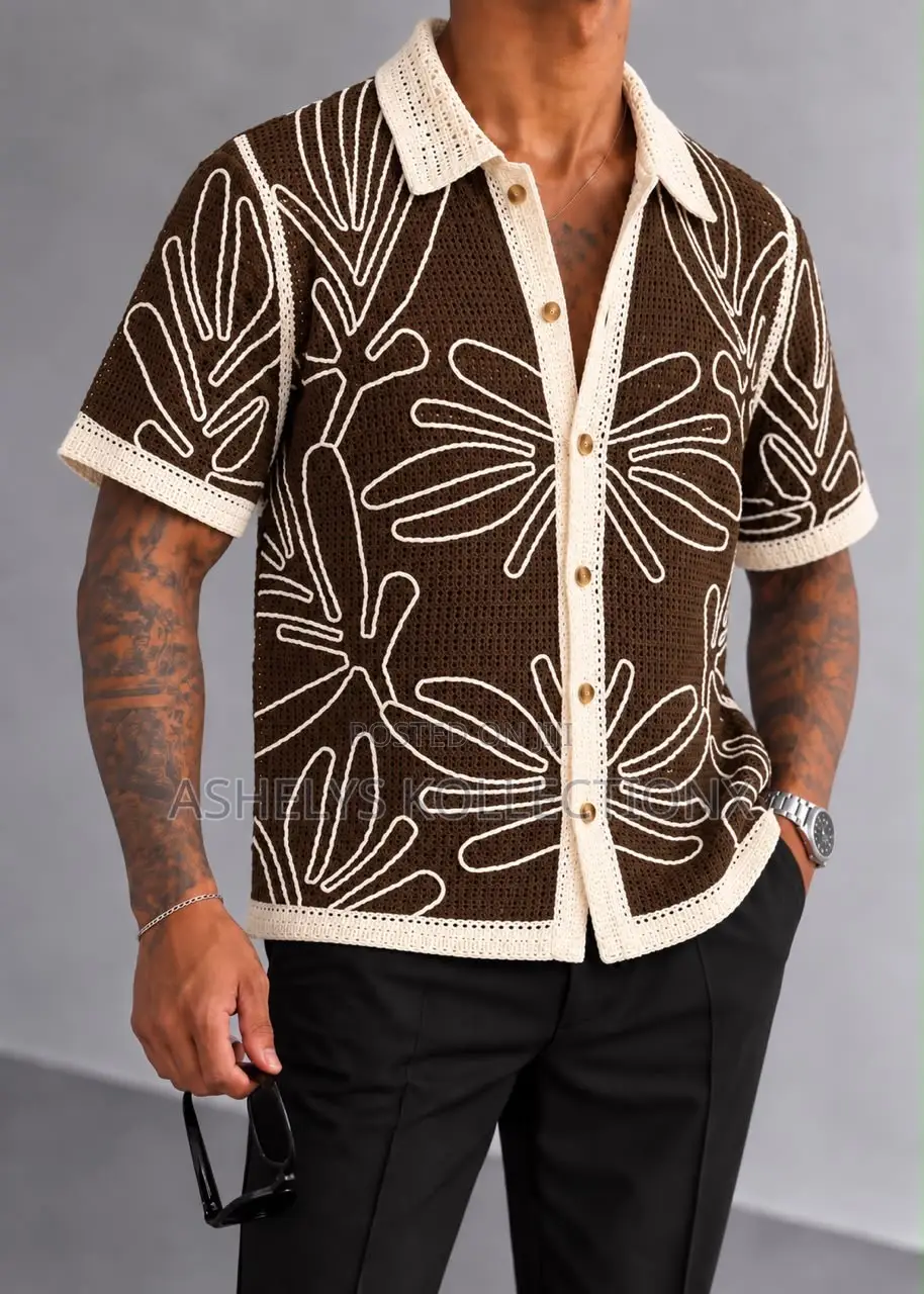 Quality Crochet Men’s Shirt