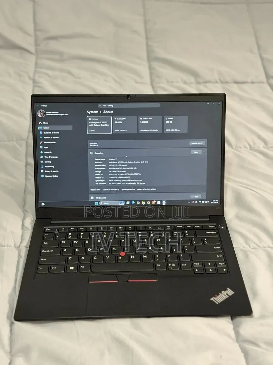 Laptop Lenovo ThinkPad E14 Gen 3 24GB AMD Ryzen 5 SSD 512GB