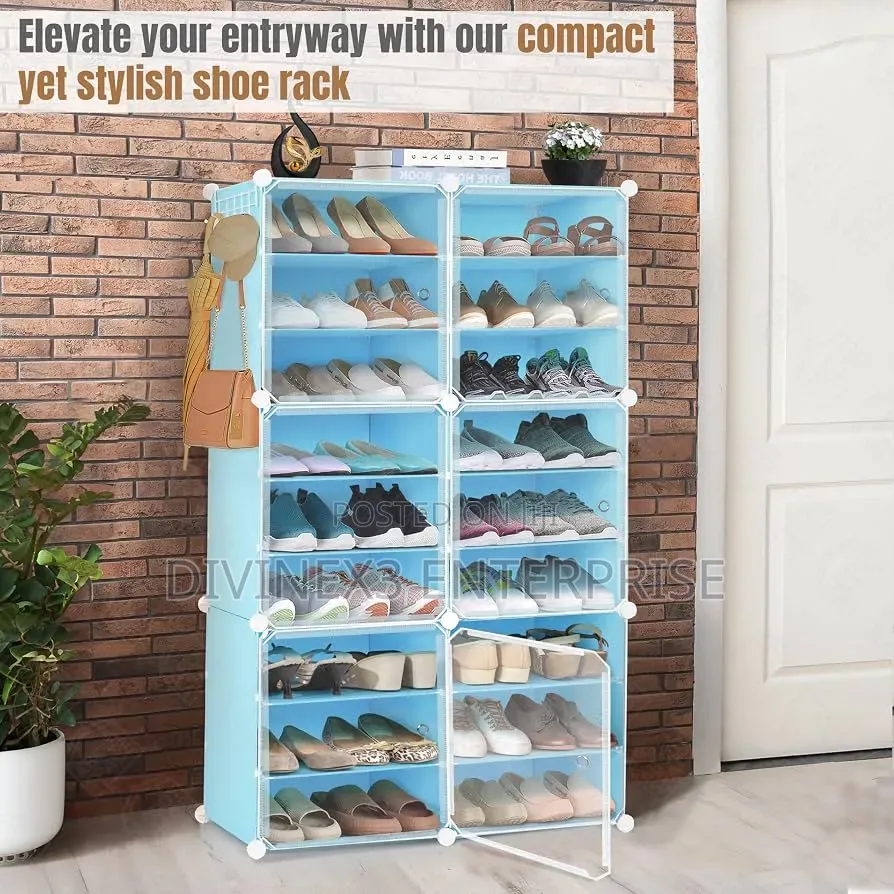Multi-Tier Modular Shoe Rack Organizer