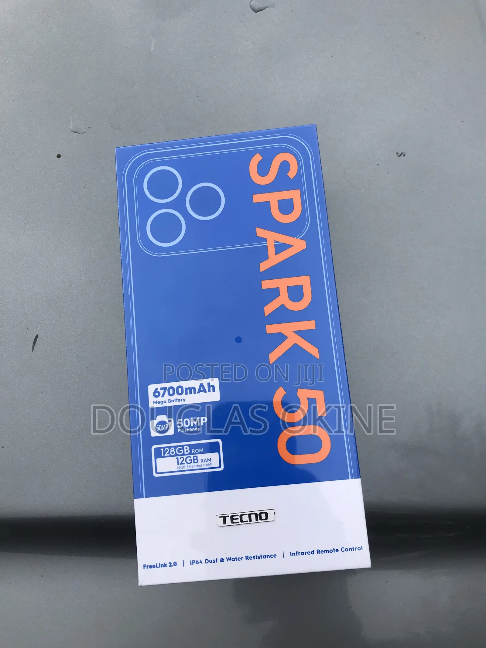 New Tecno Spark 50 128 GB Gray