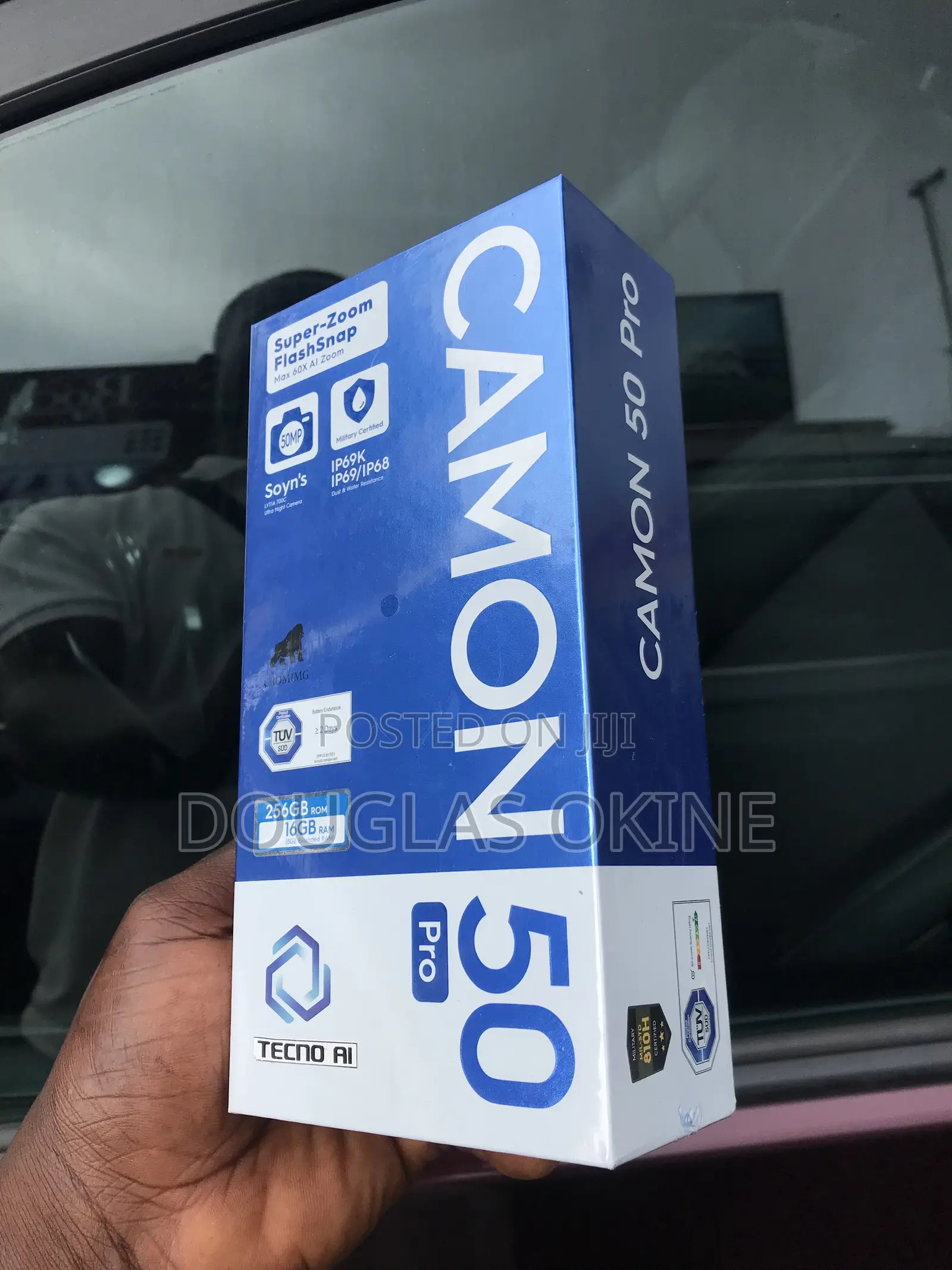 New Tecno Camon 50 Pro 256 GB Gray