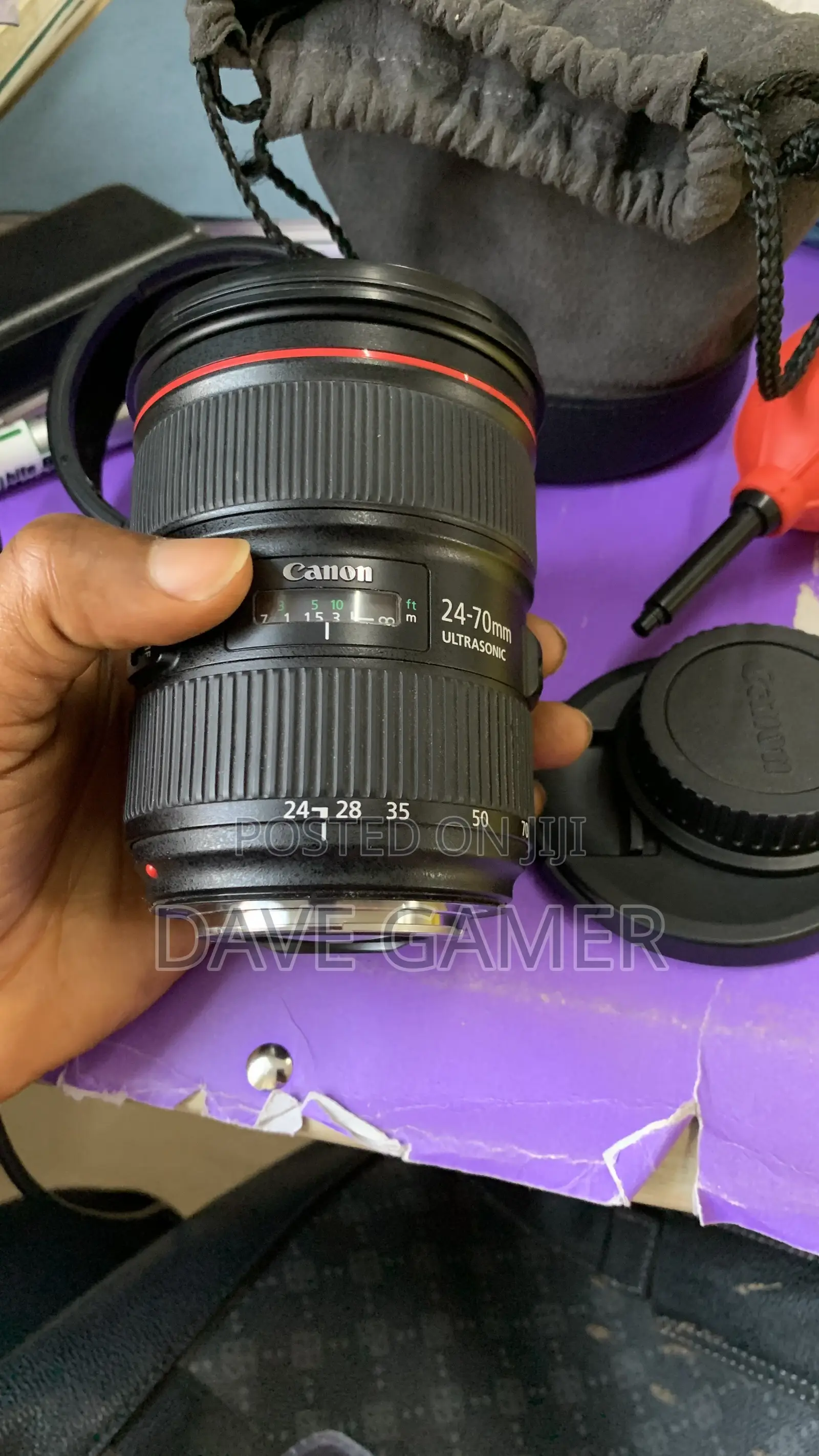 EXCELLENT CANON EF 24 70mm 2.8 Mark 2 Lens