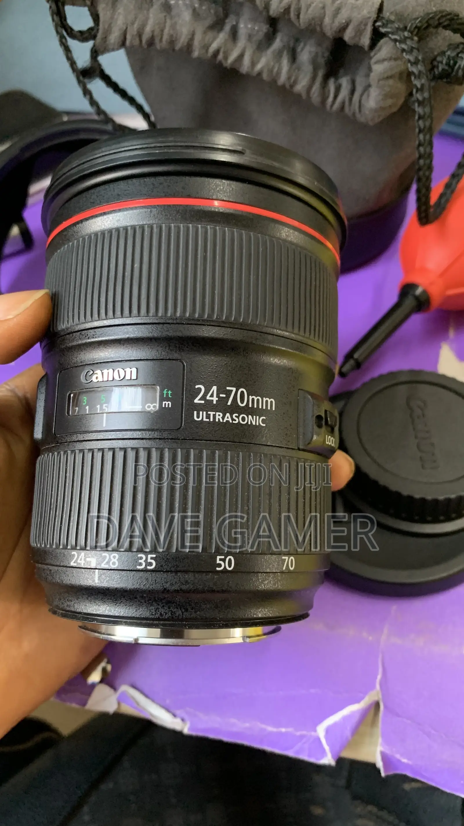 EXCELLENT CANON EF 24 70mm 2.8 Mark 2 Lens