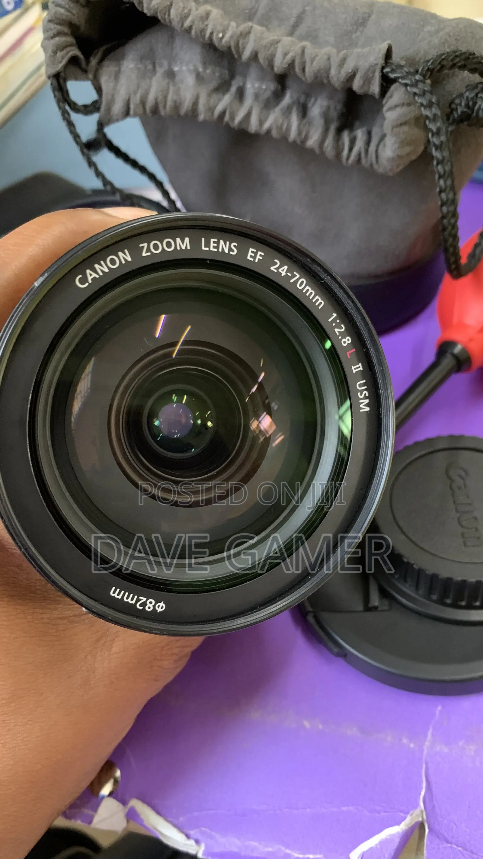 EXCELLENT CANON EF 24 70mm 2.8 Mark 2 Lens