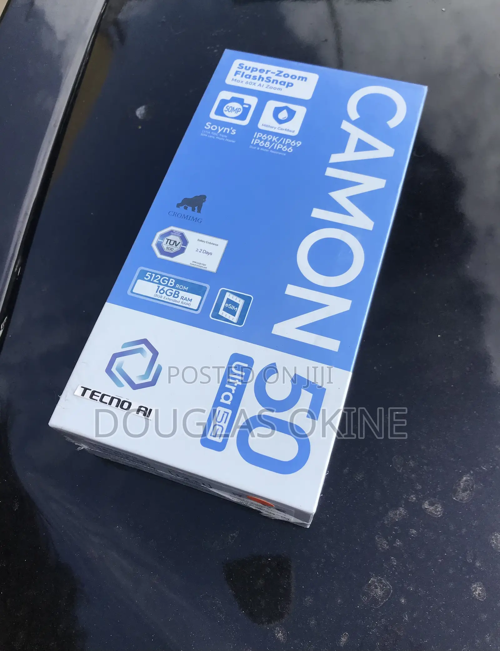 New Tecno Camon 50 Ultra 512 GB Gray