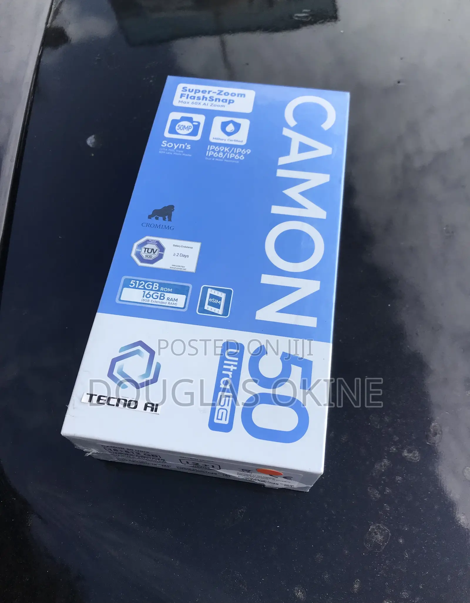 New Tecno Camon 50 Ultra 512 GB Gray