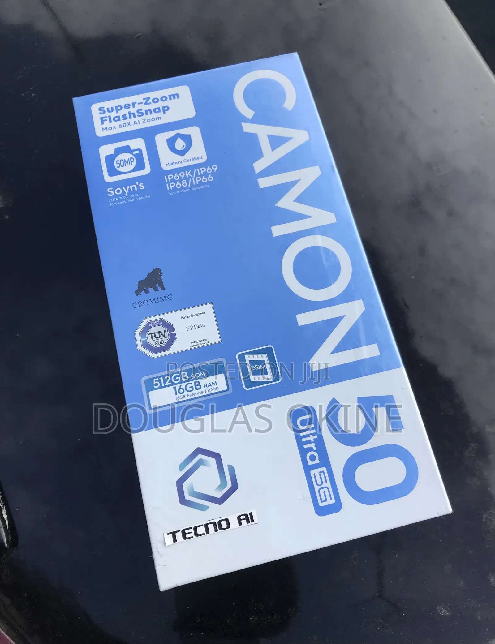 New Tecno Camon 50 Ultra 512 GB Gray