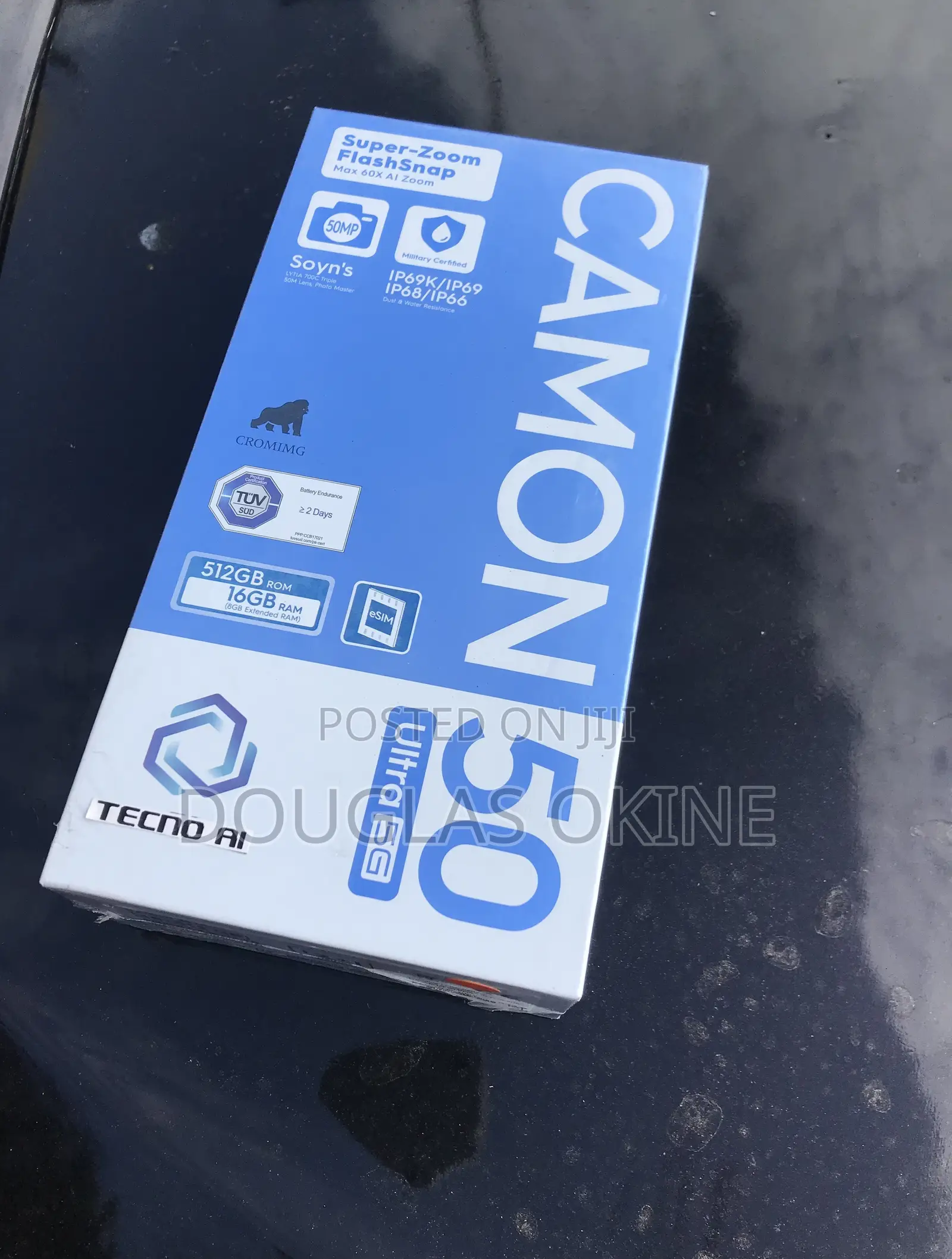 New Tecno Camon 50 Ultra 512 GB Gray