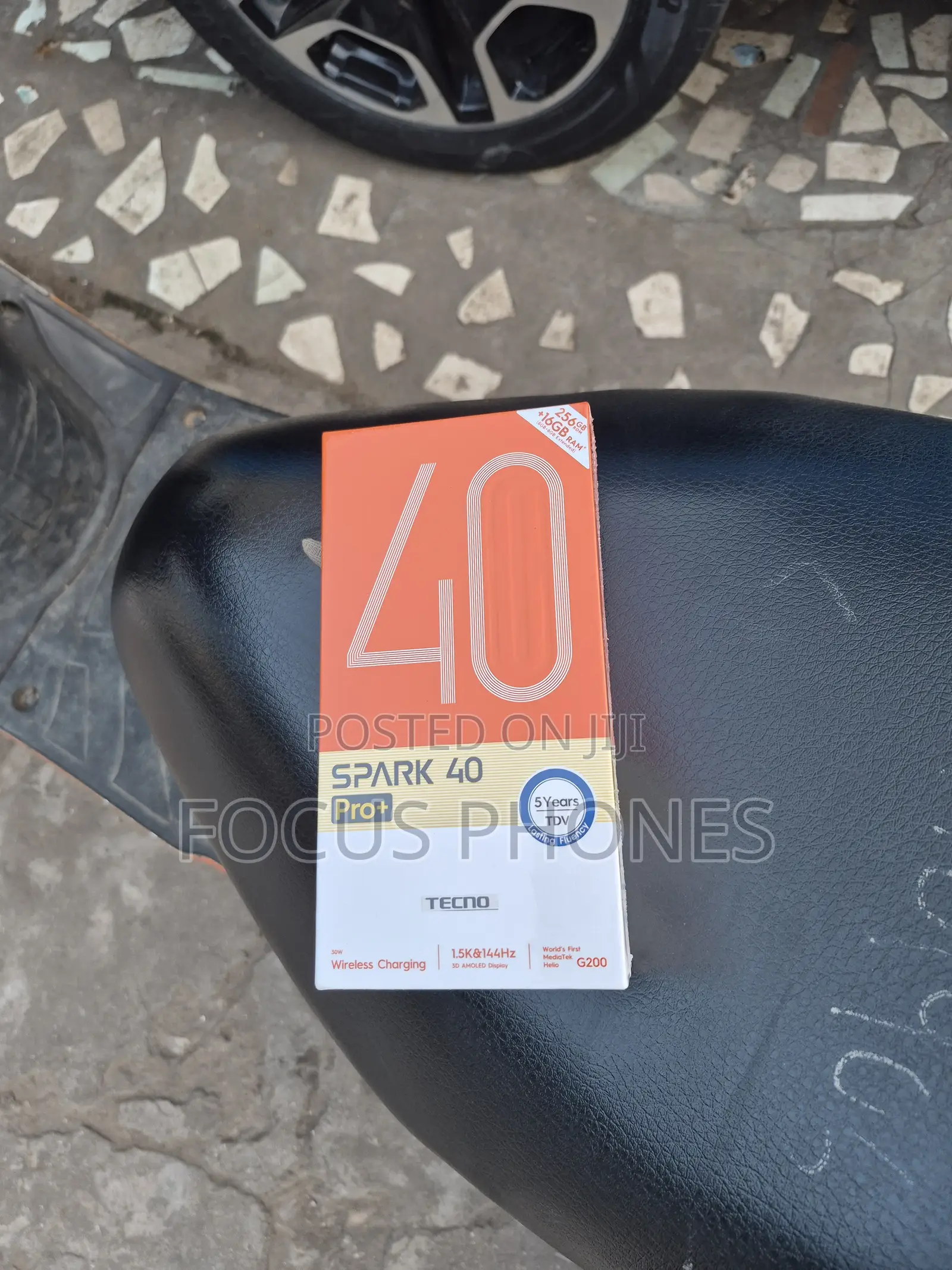 New Tecno Spark 40 Pro+ 256 GB Black
